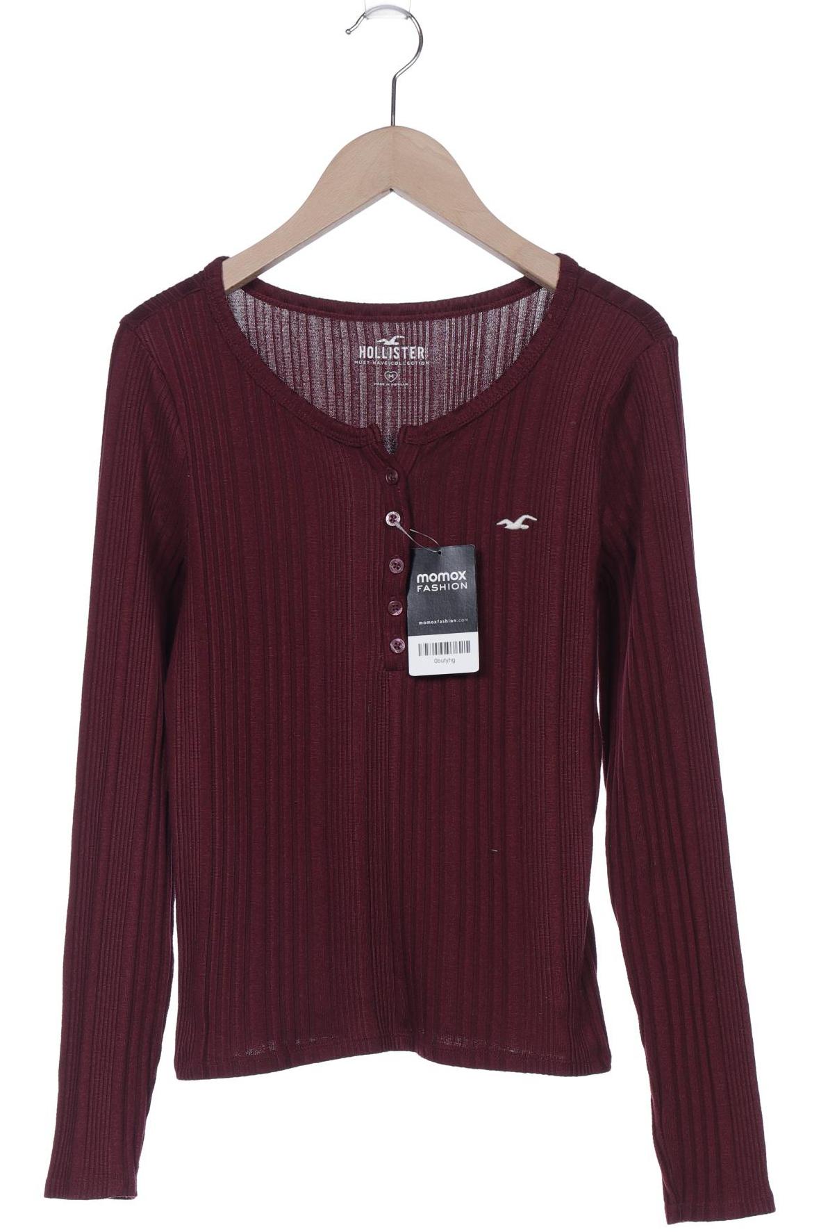 

Hollister Damen Langarmshirt, bordeaux, Gr. 38