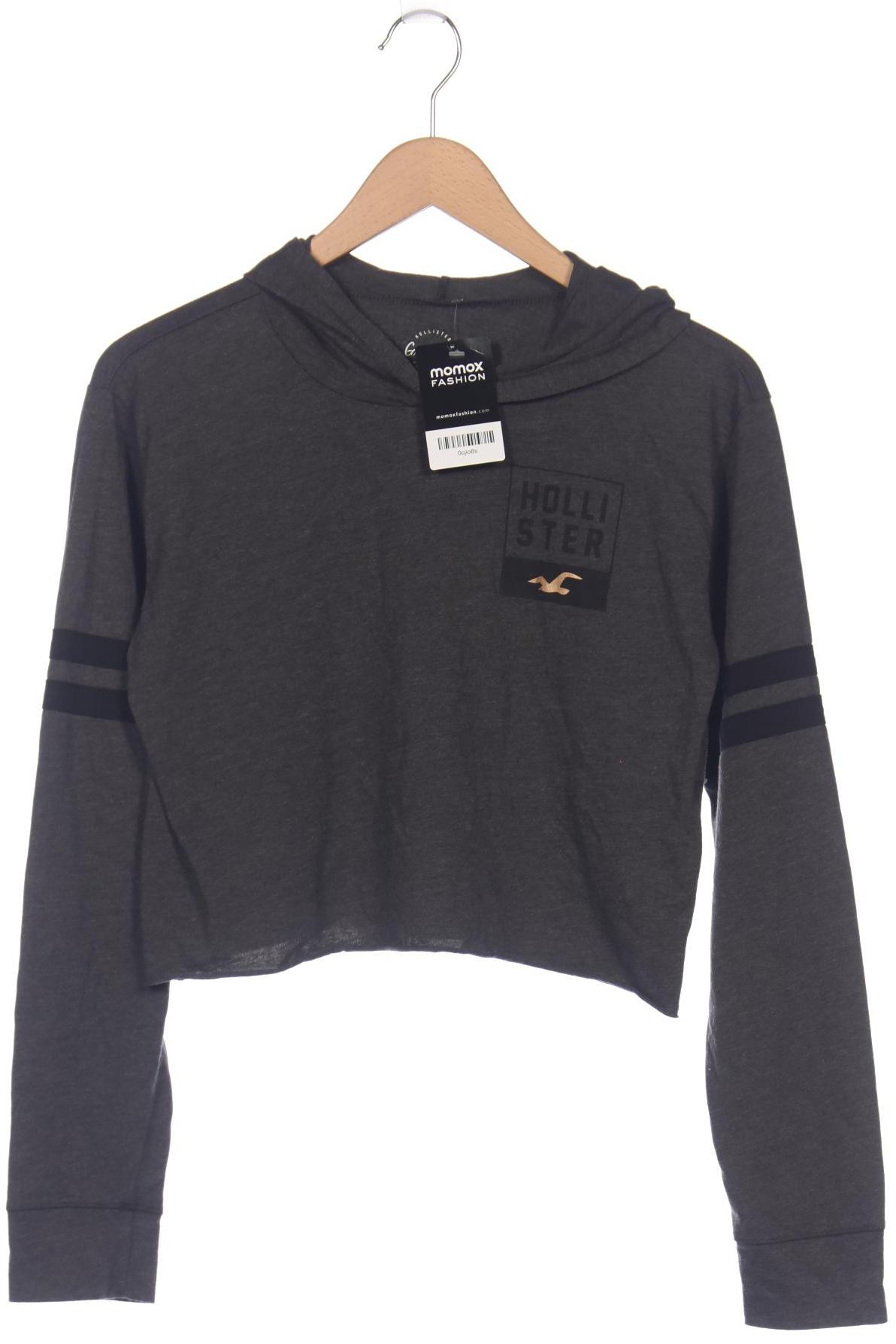 

Hollister Damen Langarmshirt, grau, Gr. 36