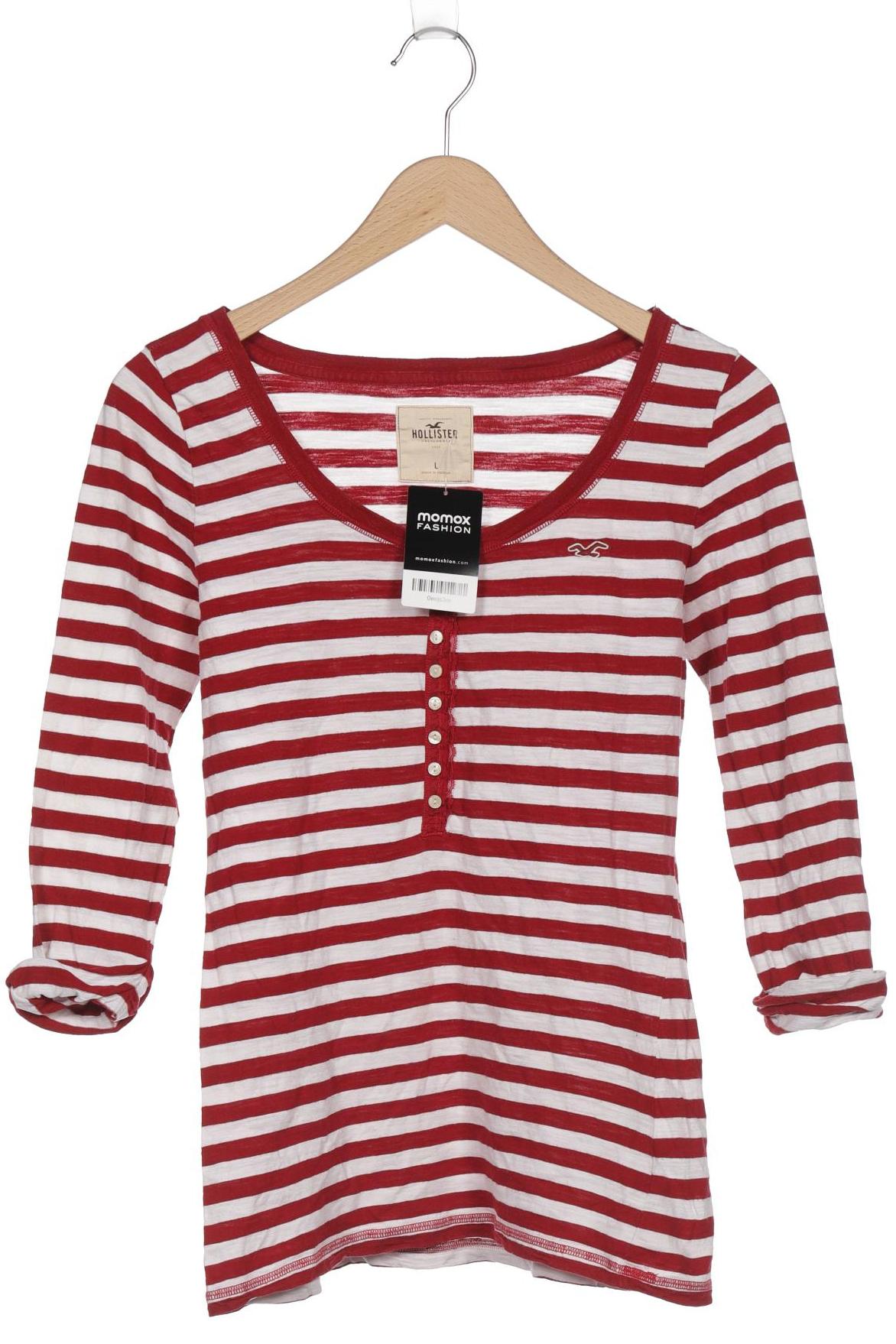 

Hollister Damen Langarmshirt, rot