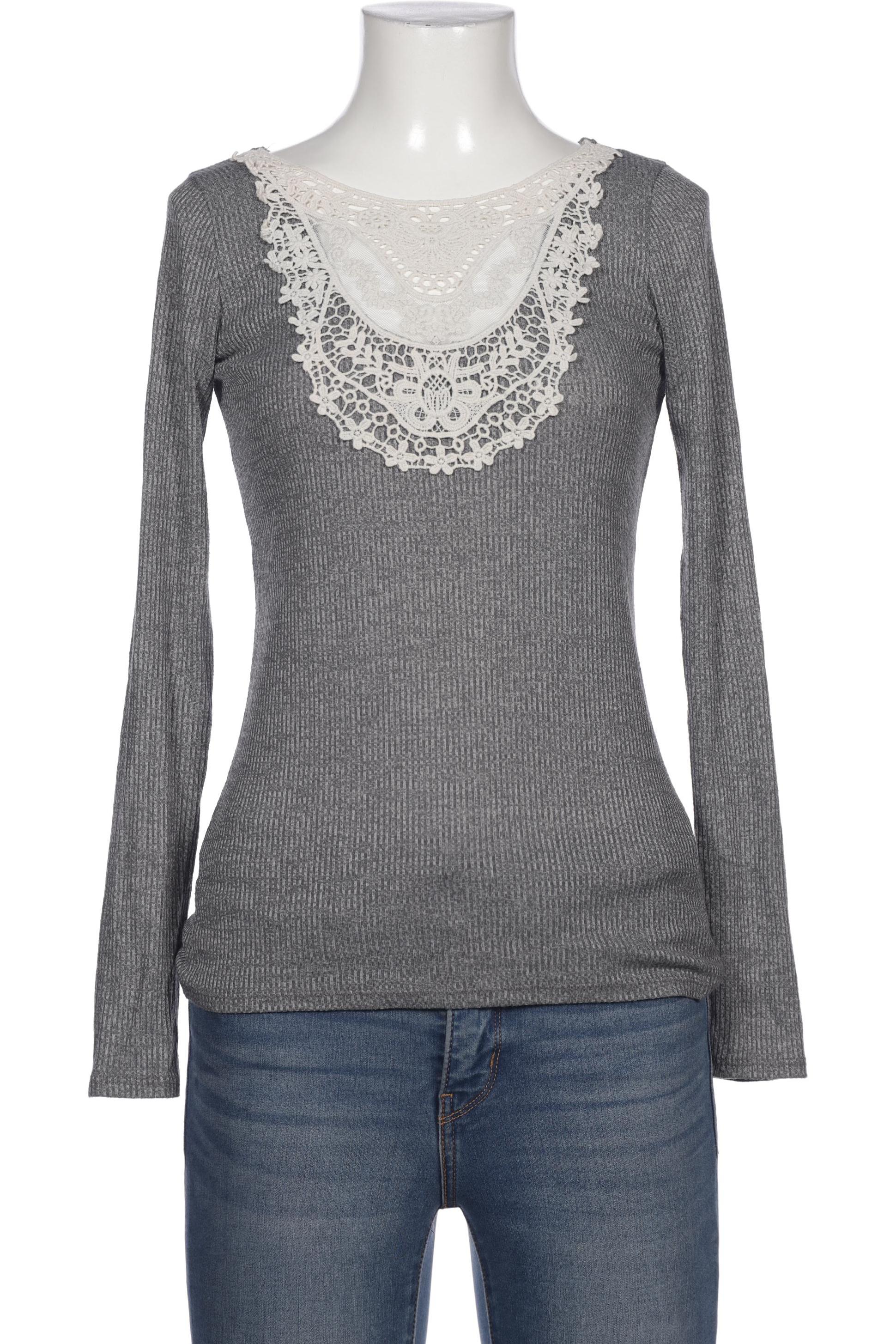 

Hollister Damen Langarmshirt, grau