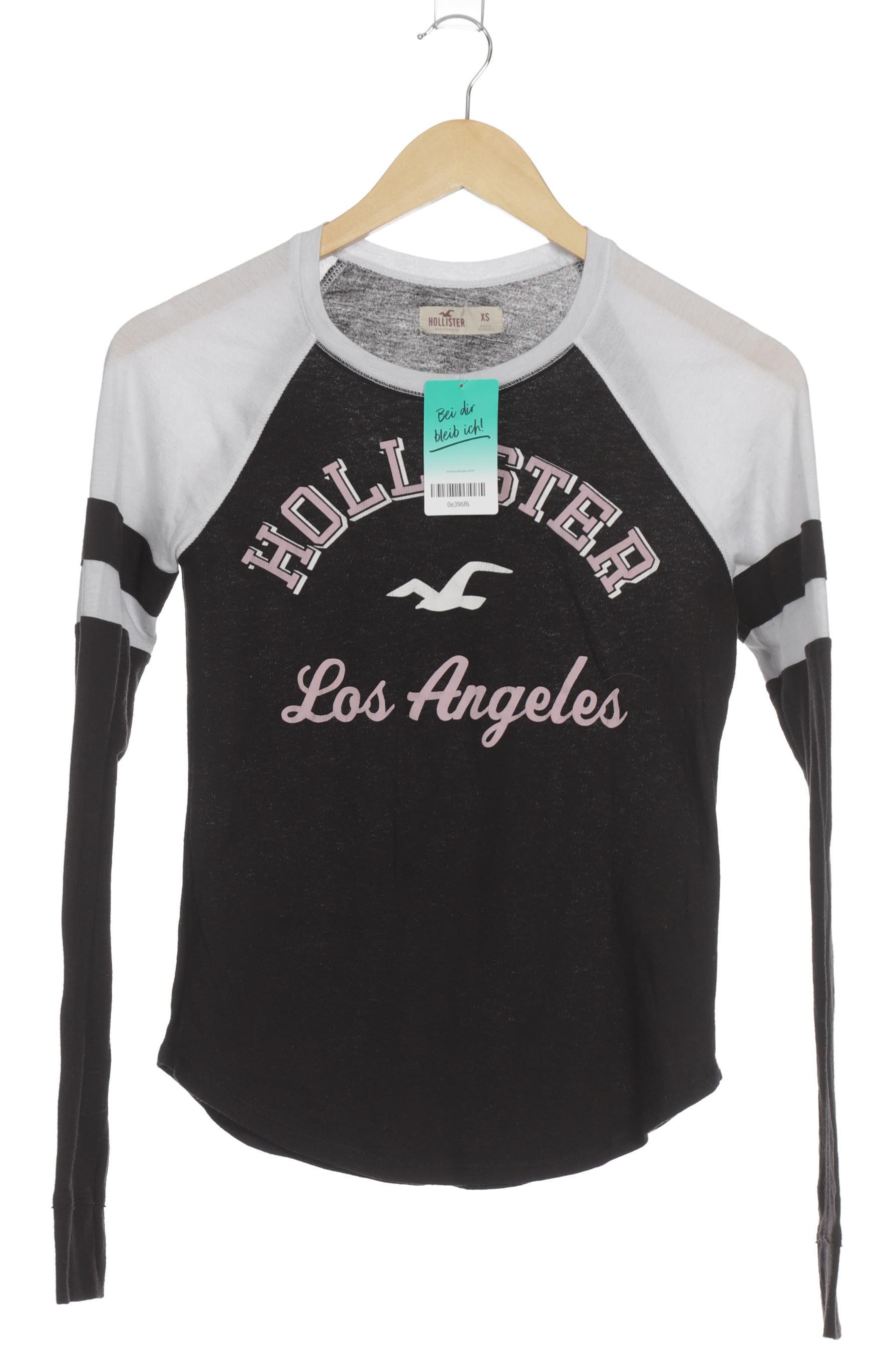 

Hollister Damen Langarmshirt, schwarz, Gr.