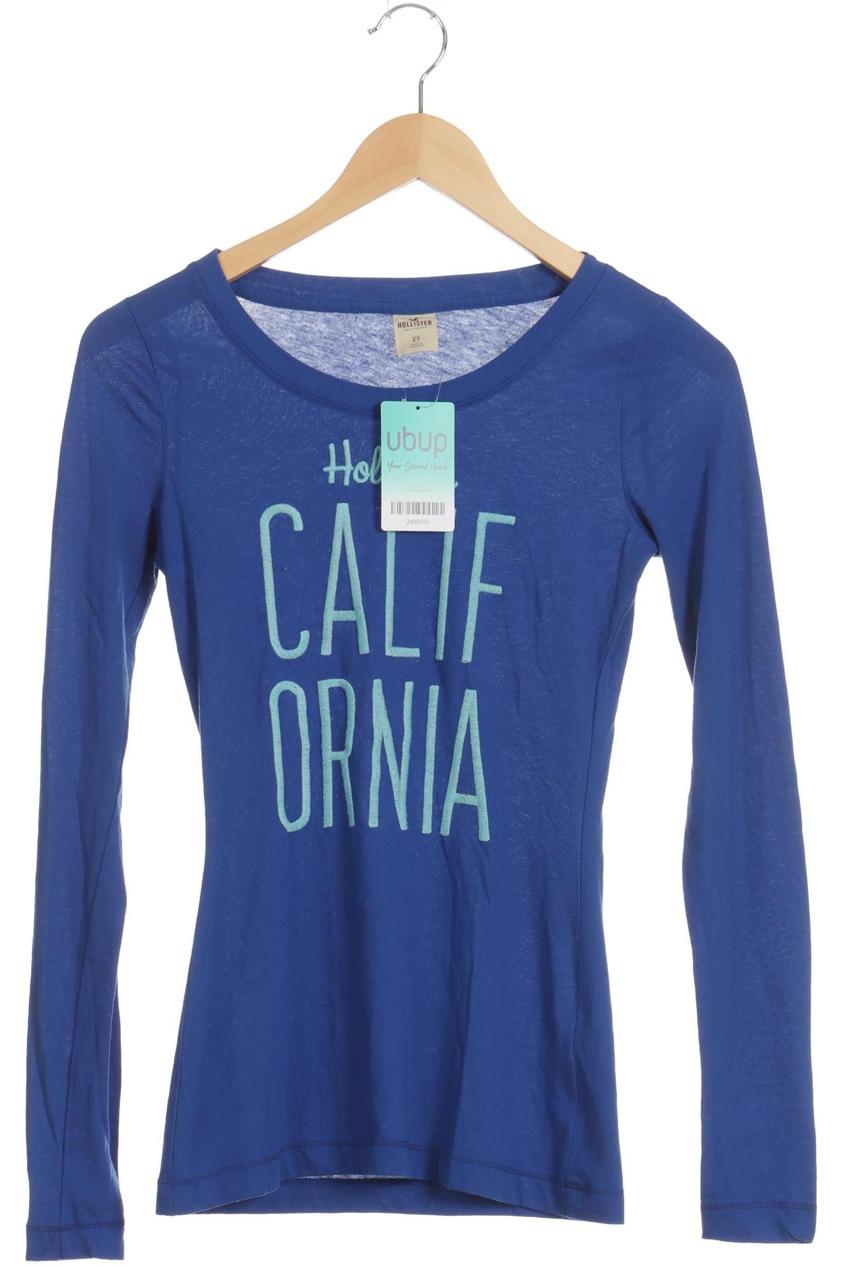 

Hollister Damen Langarmshirt, blau, Gr. 34