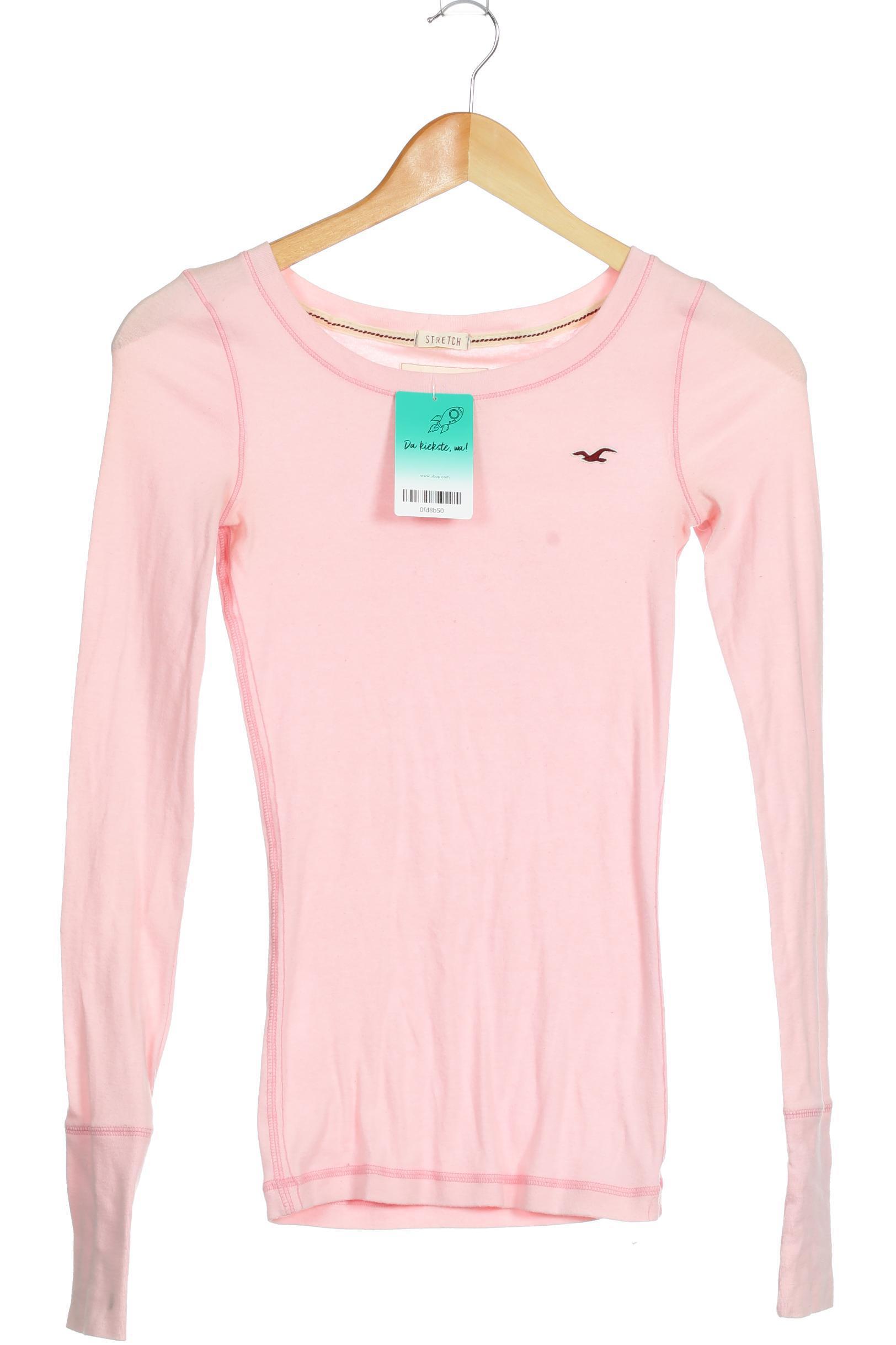 

Hollister Damen Langarmshirt, pink, Gr.