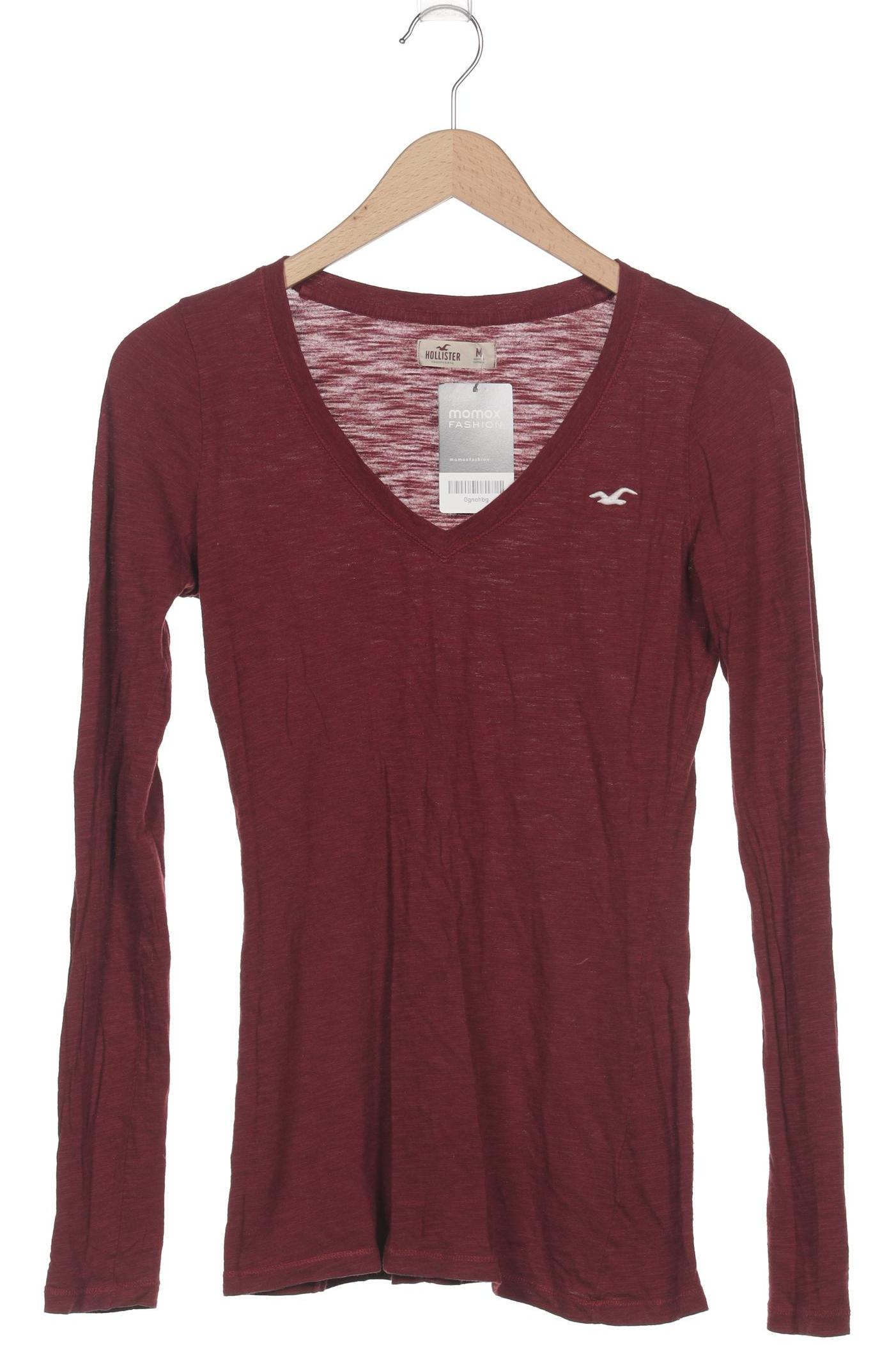 

Hollister Damen Langarmshirt, bordeaux, Gr. 38