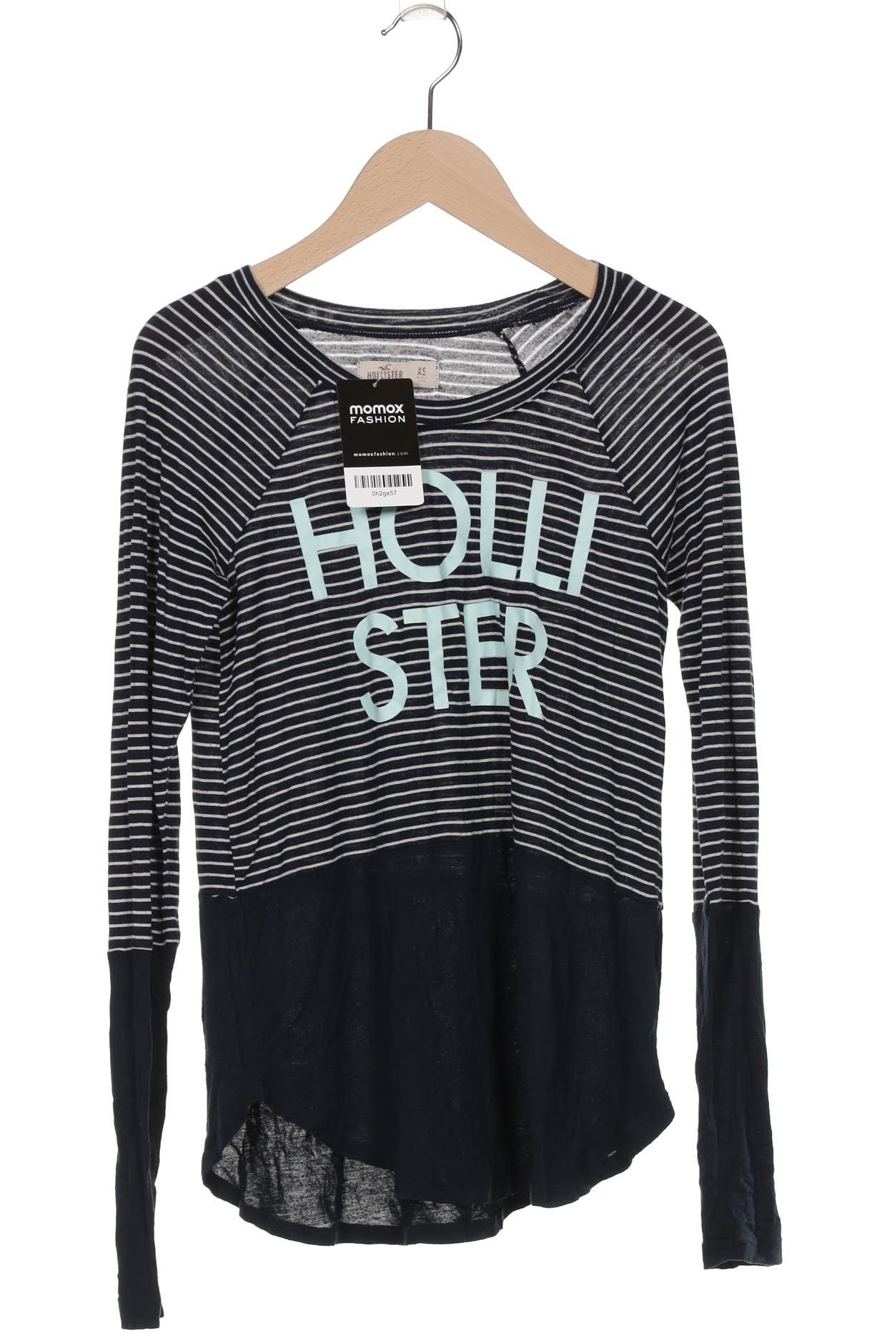 

Hollister Damen Langarmshirt, marineblau, Gr. 34