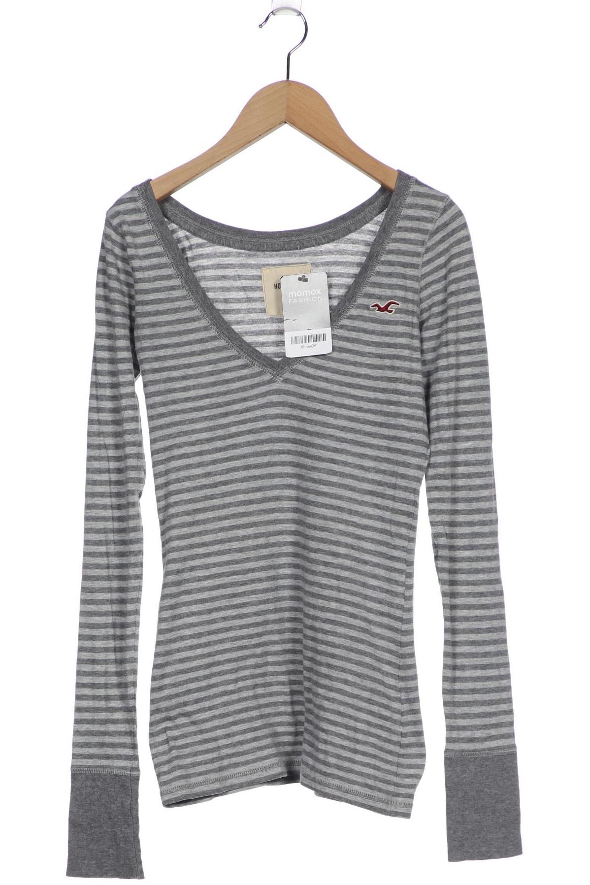 

Hollister Damen Langarmshirt, grau