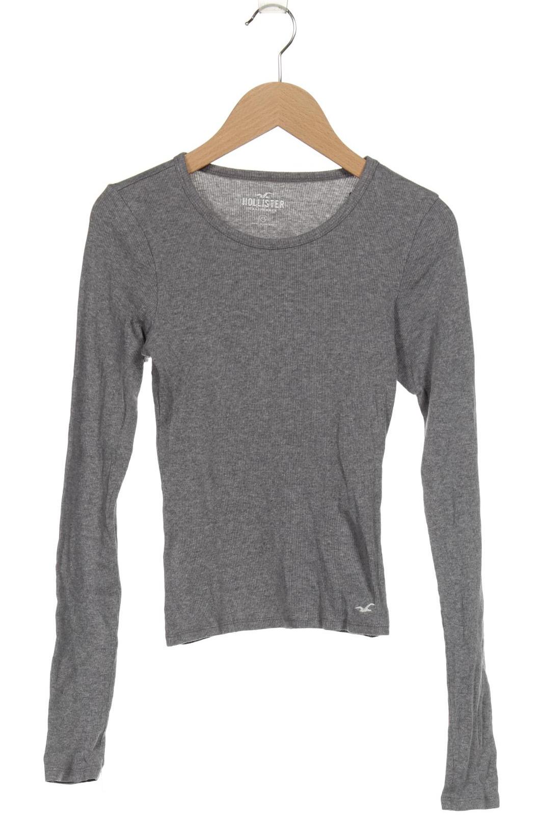 

Hollister Damen Langarmshirt, grau