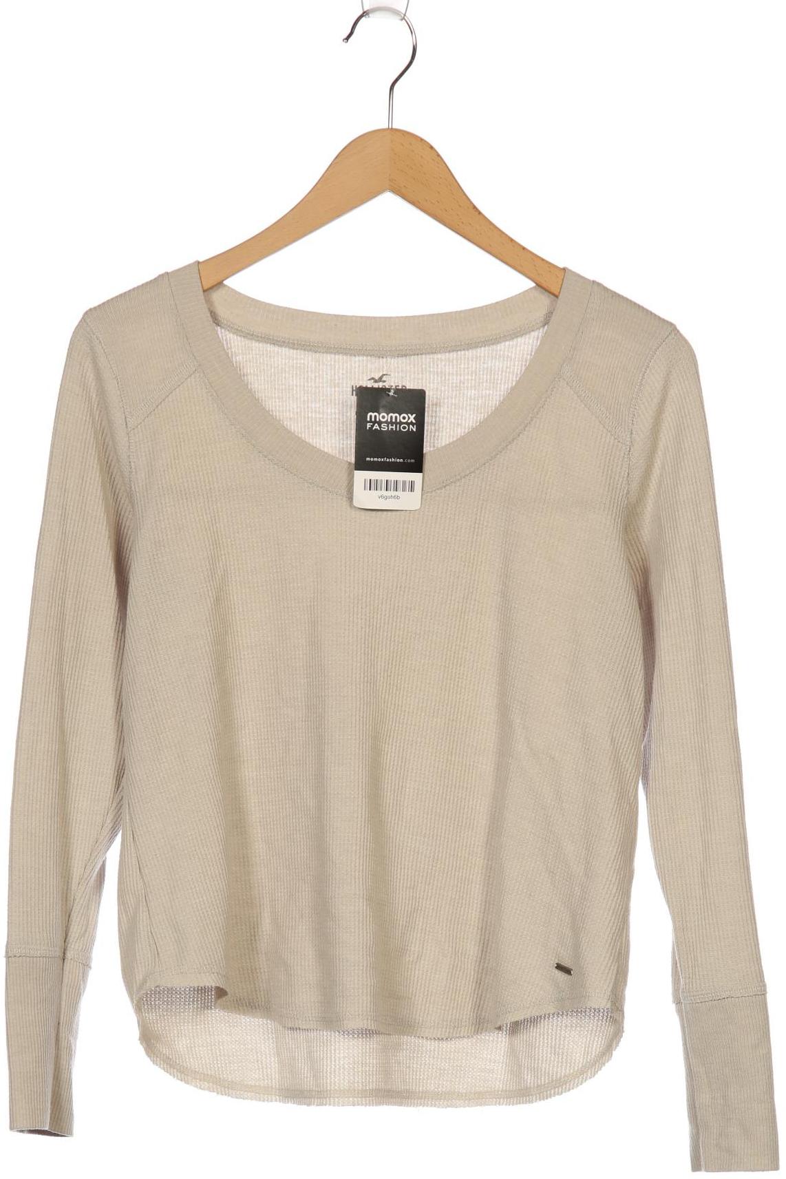 

Hollister Damen Langarmshirt, beige, Gr. 38