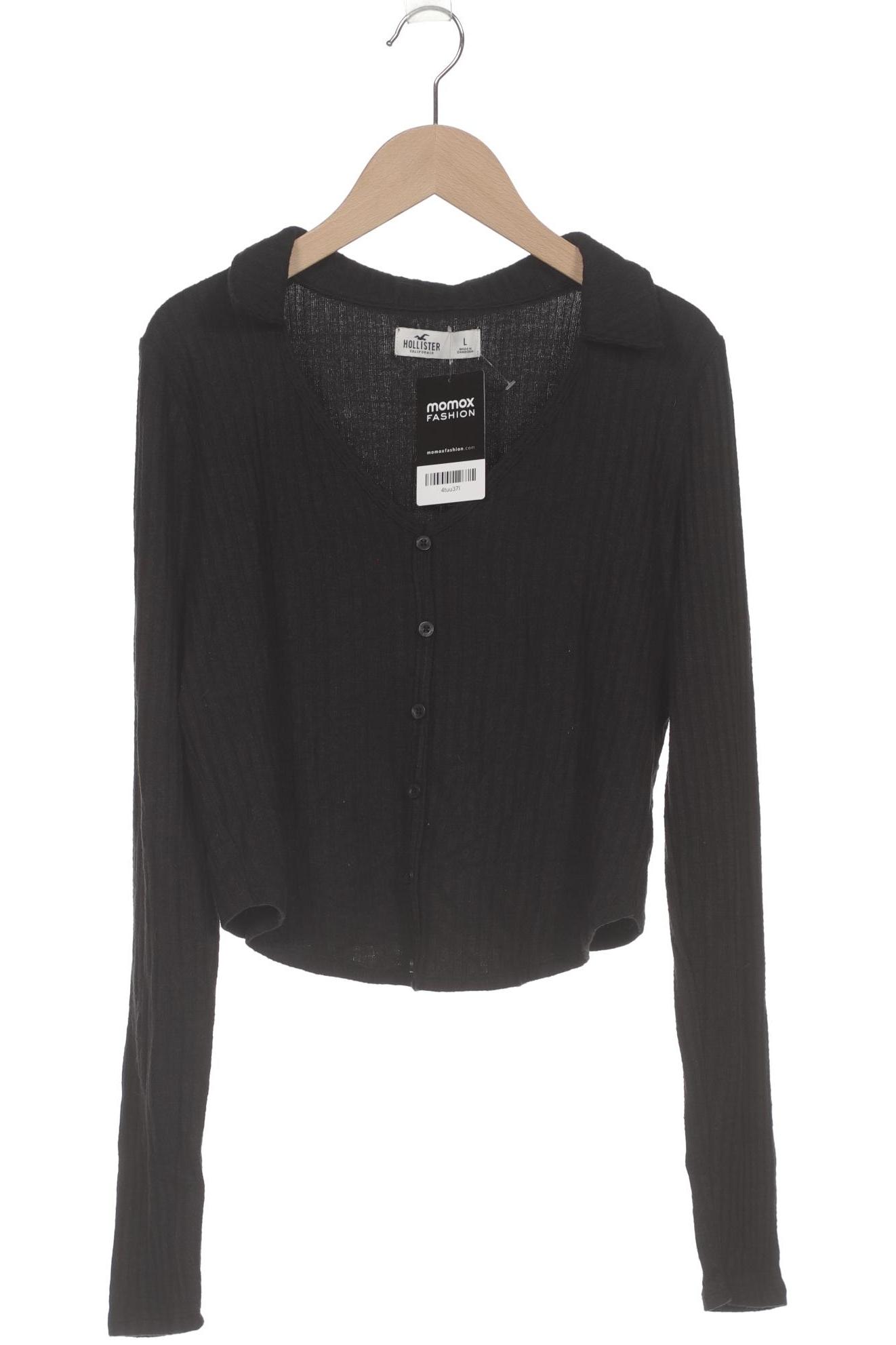 

Hollister Damen Langarmshirt, schwarz, Gr. 42