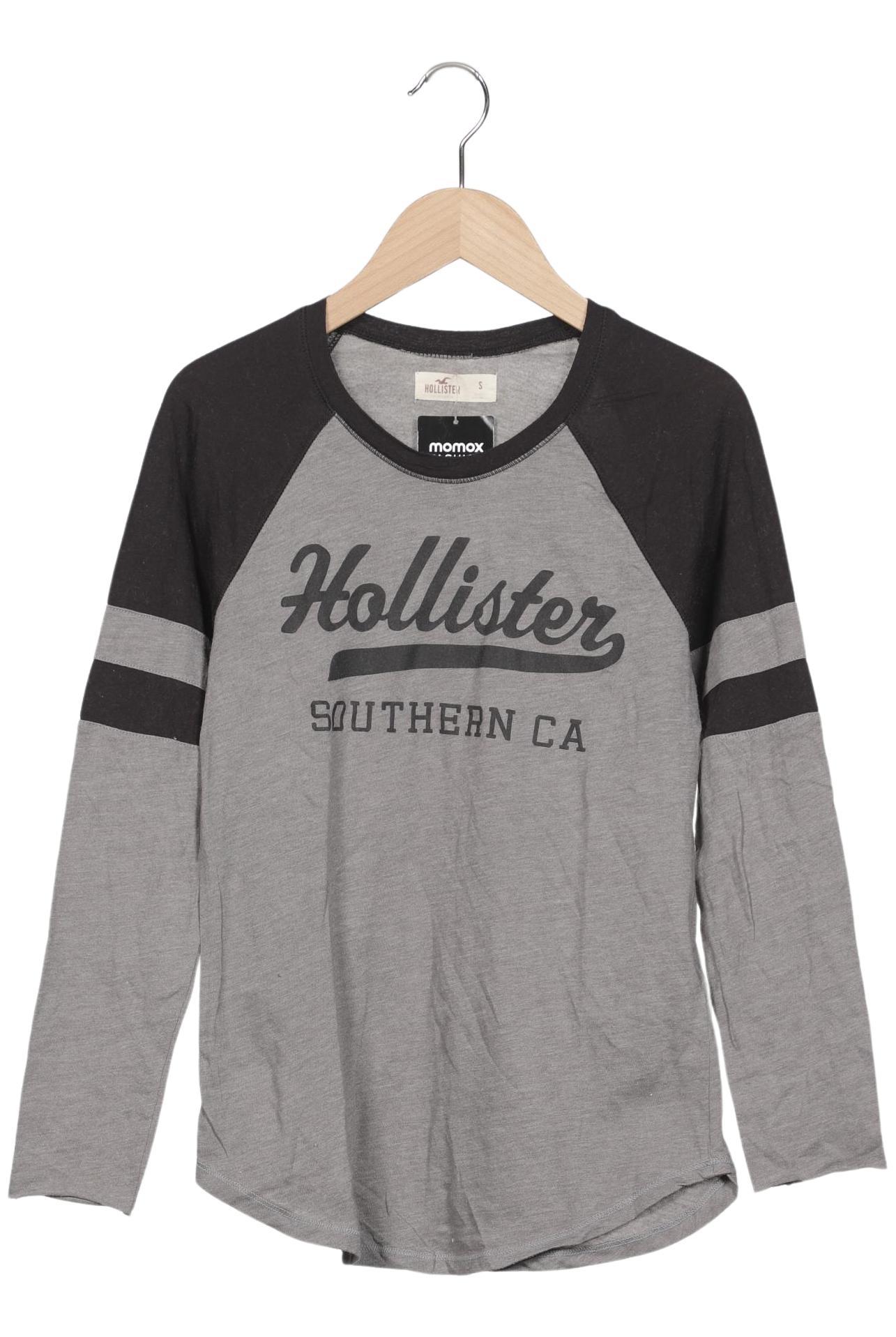 

Hollister Damen Langarmshirt, grau, Gr. 36