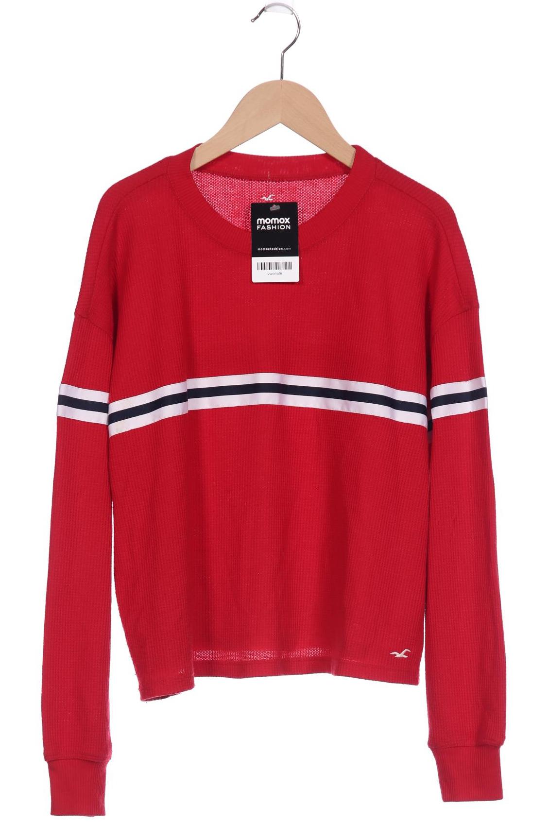 

Hollister Damen Langarmshirt, rot, Gr. 36