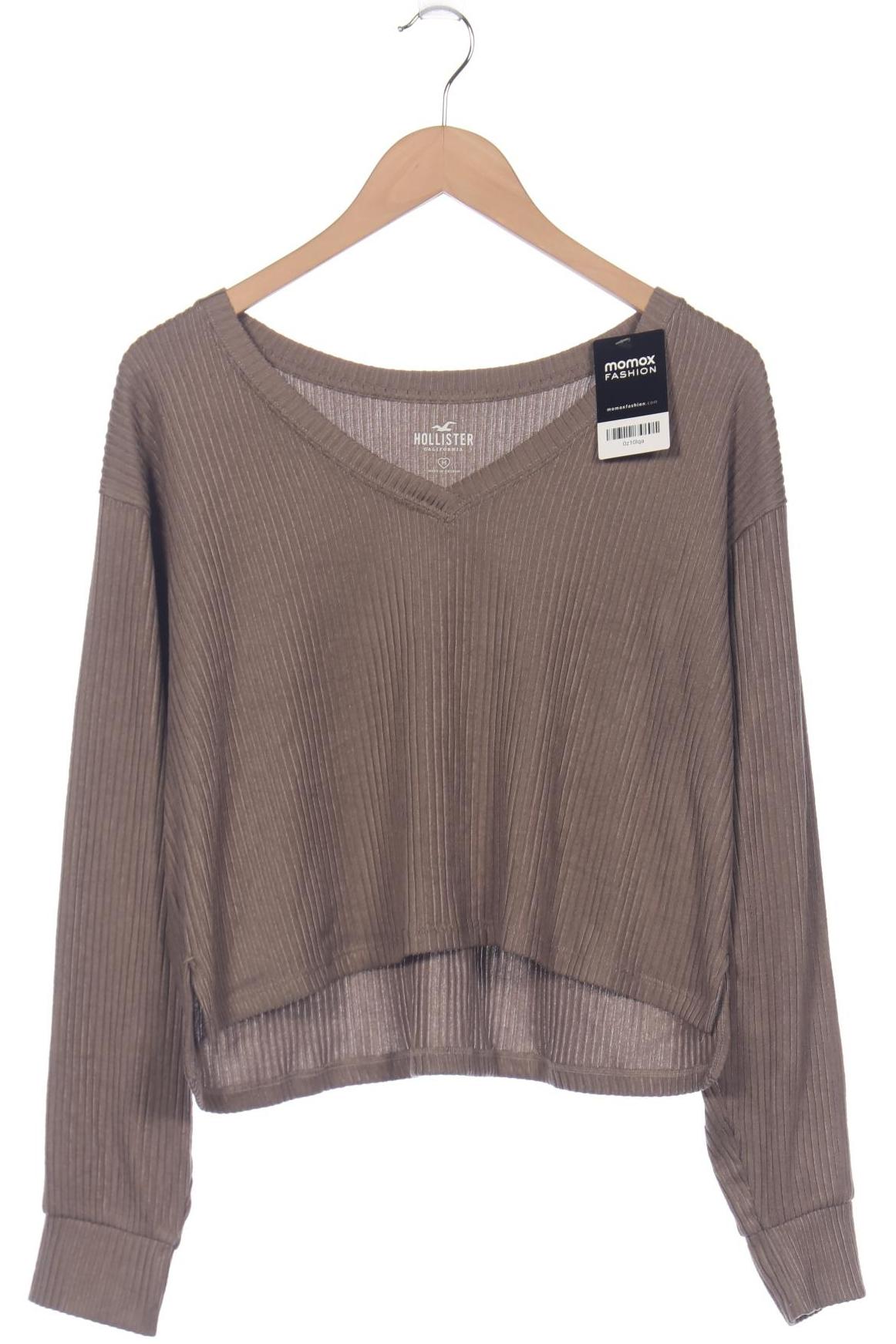 

Hollister Damen Langarmshirt, grau, Gr. 38