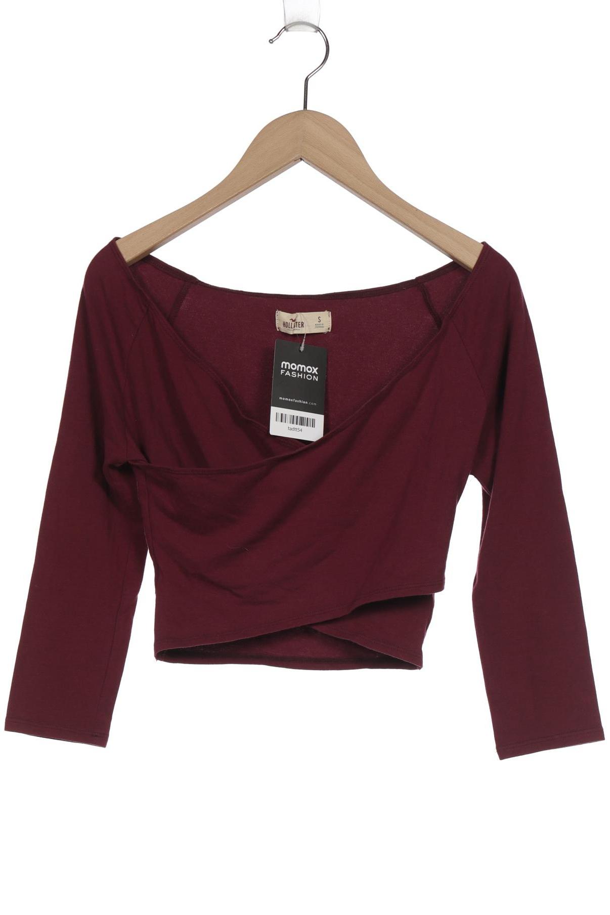 

Hollister Damen Langarmshirt, bordeaux, Gr. 36