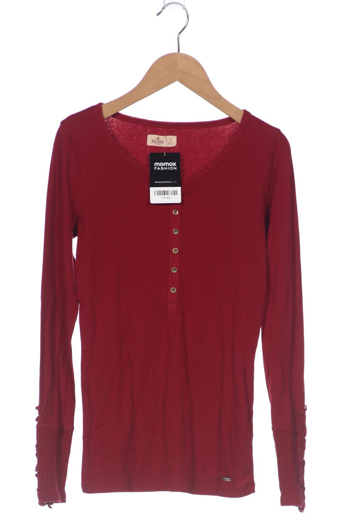 

Hollister Damen Langarmshirt, bordeaux, Gr. 36