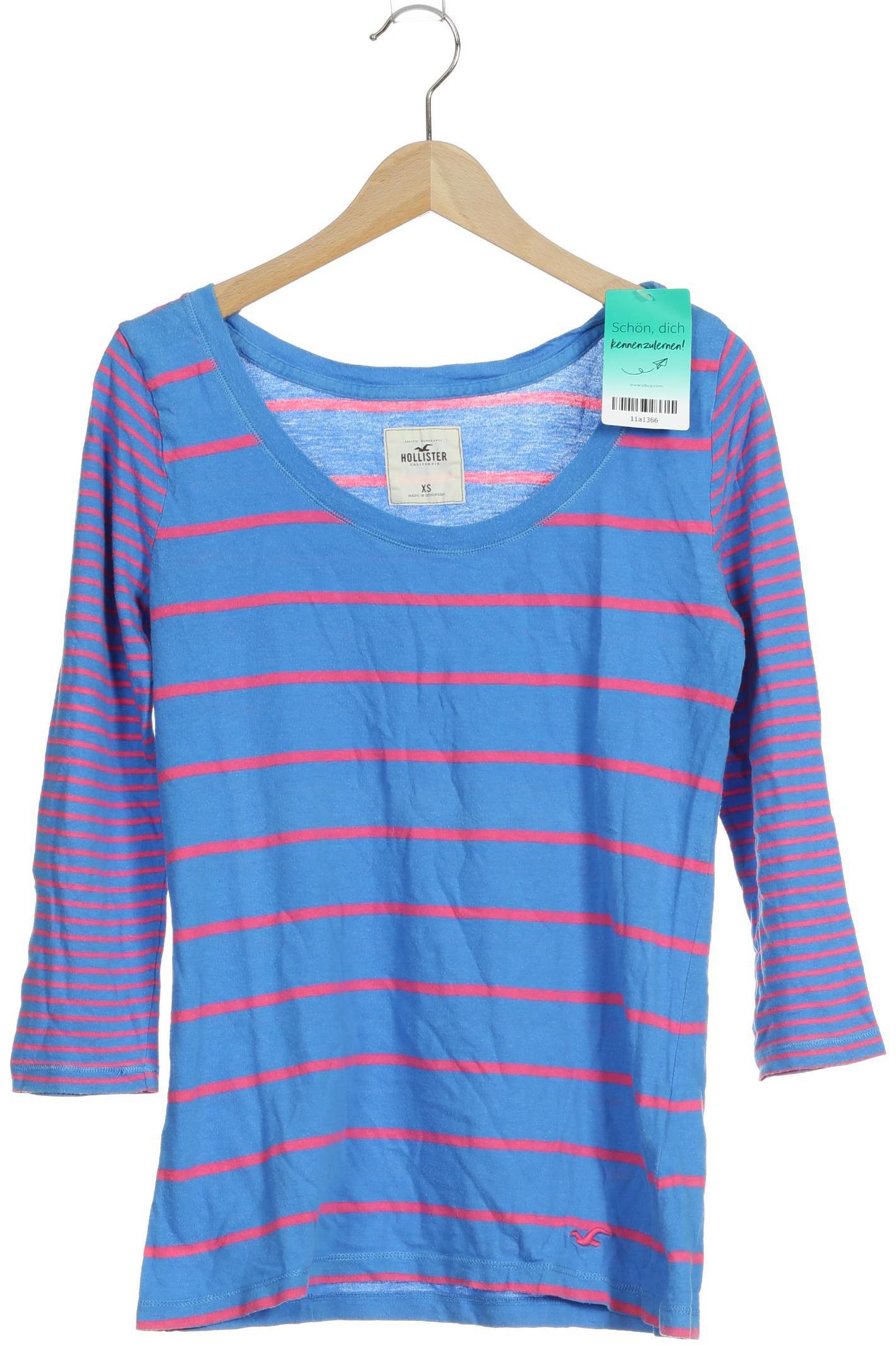 

Hollister Damen Langarmshirt, blau, Gr.