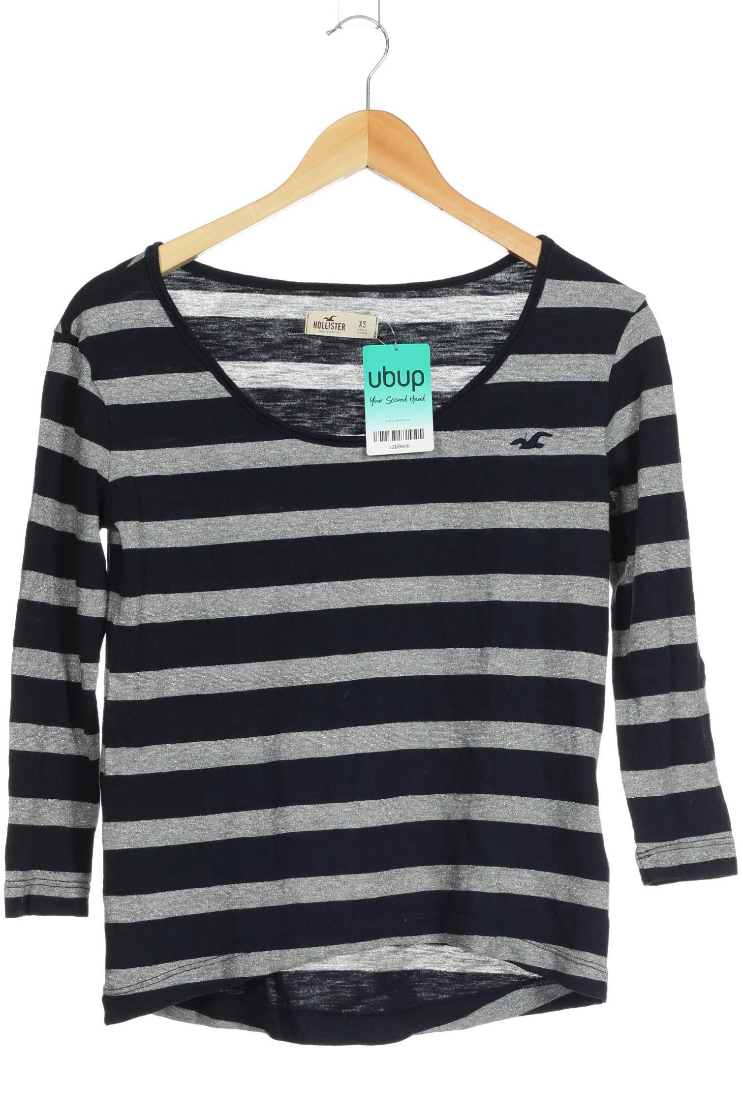 

Hollister Damen Langarmshirt, blau, Gr.