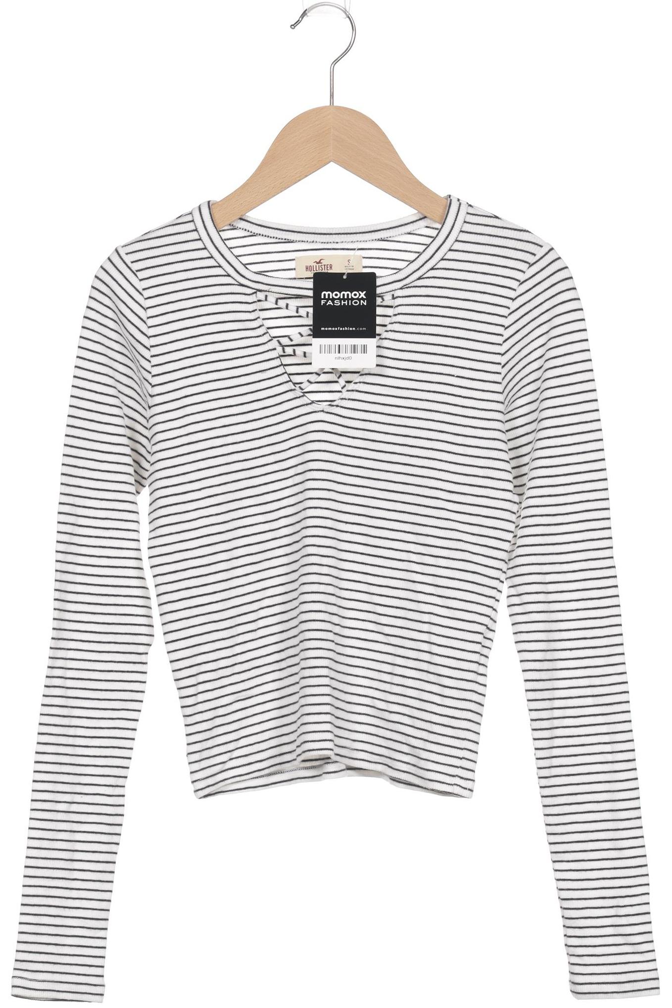 

Hollister Damen Langarmshirt, weiß, Gr. 36
