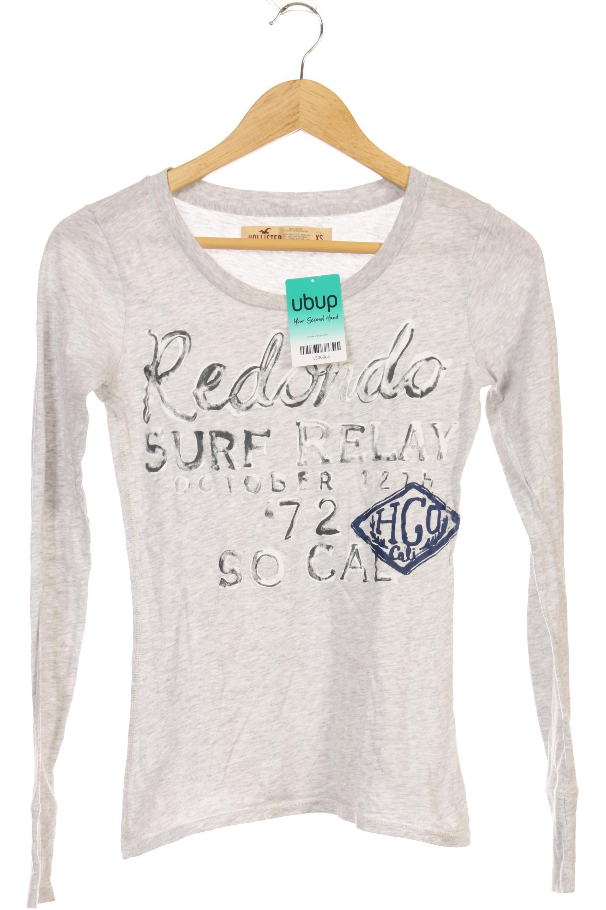 

Hollister Damen Langarmshirt, grau, Gr.