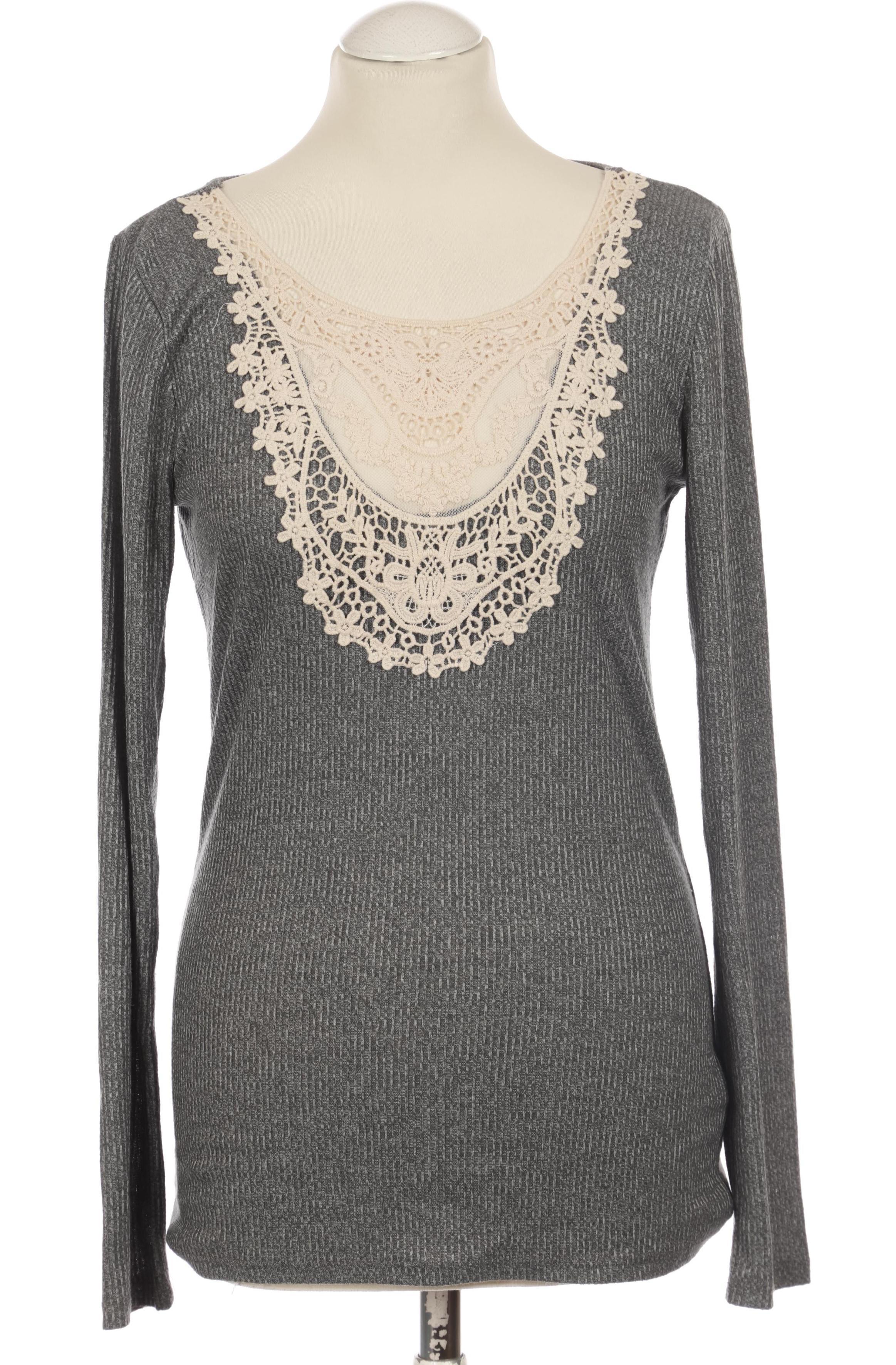 

Hollister Damen Langarmshirt, grau, Gr.