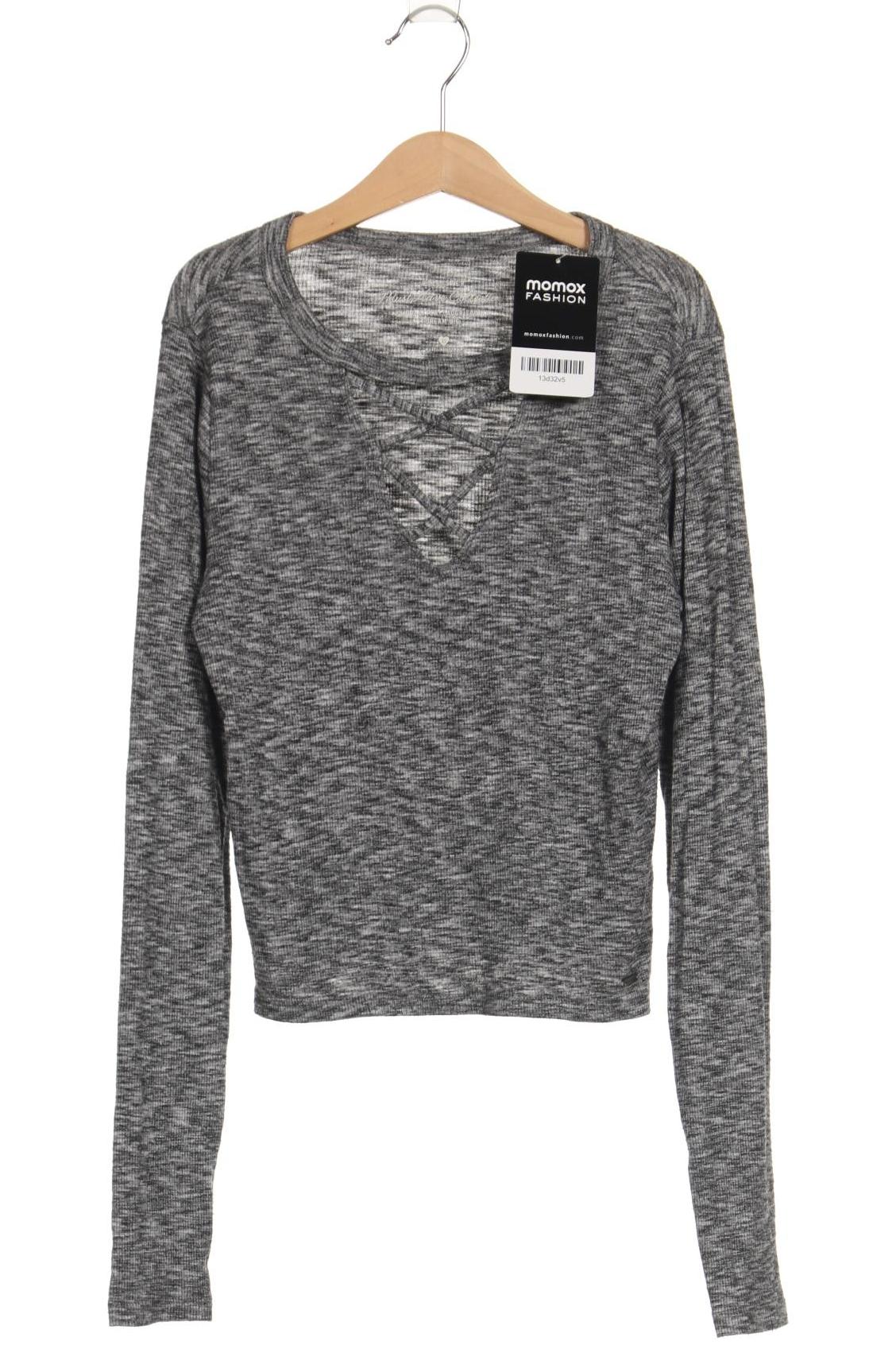 

Hollister Damen Langarmshirt, grau, Gr. 34