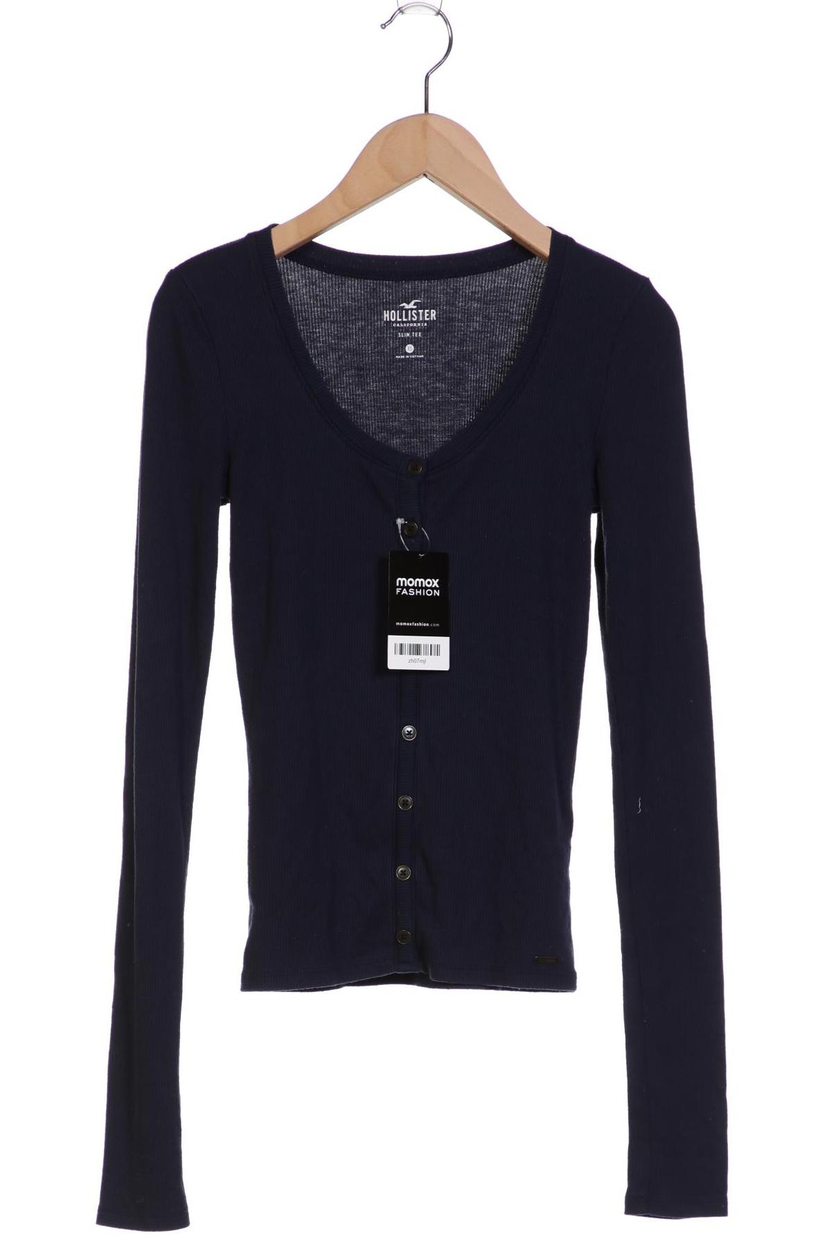 

Hollister Damen Langarmshirt, marineblau, Gr. 34
