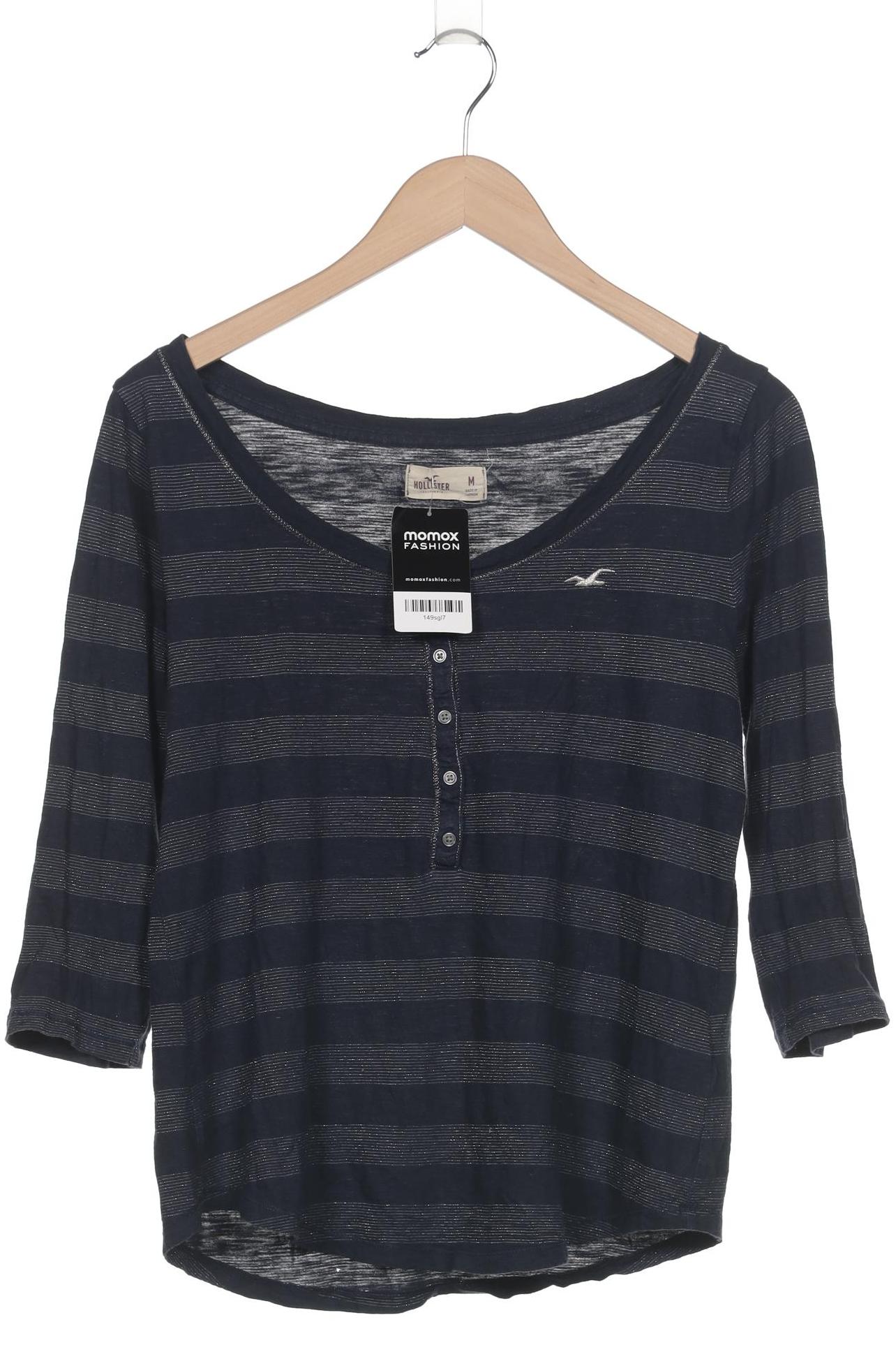

Hollister Damen Langarmshirt, marineblau, Gr. 38