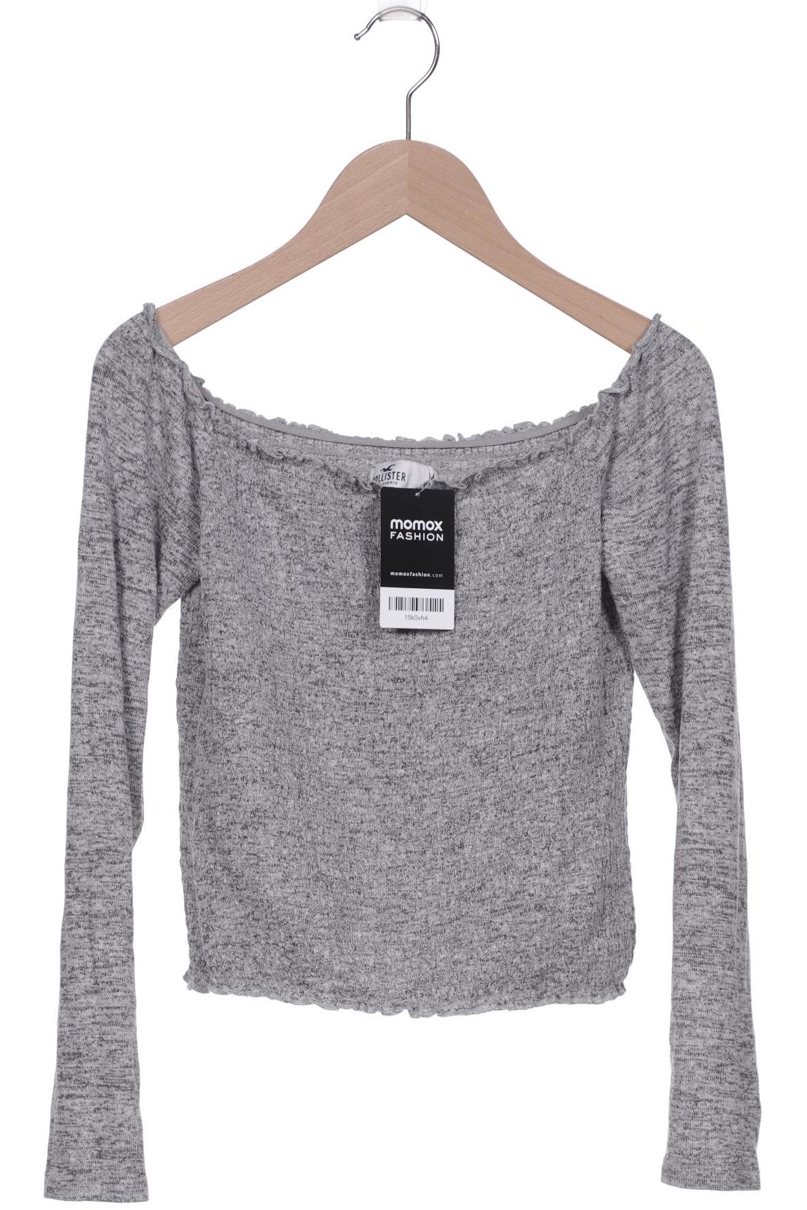

Hollister Damen Langarmshirt, grau