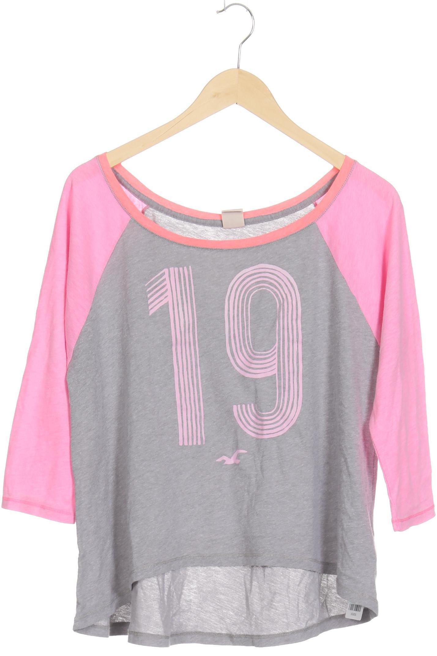 

Hollister Damen Langarmshirt, grau, Gr.