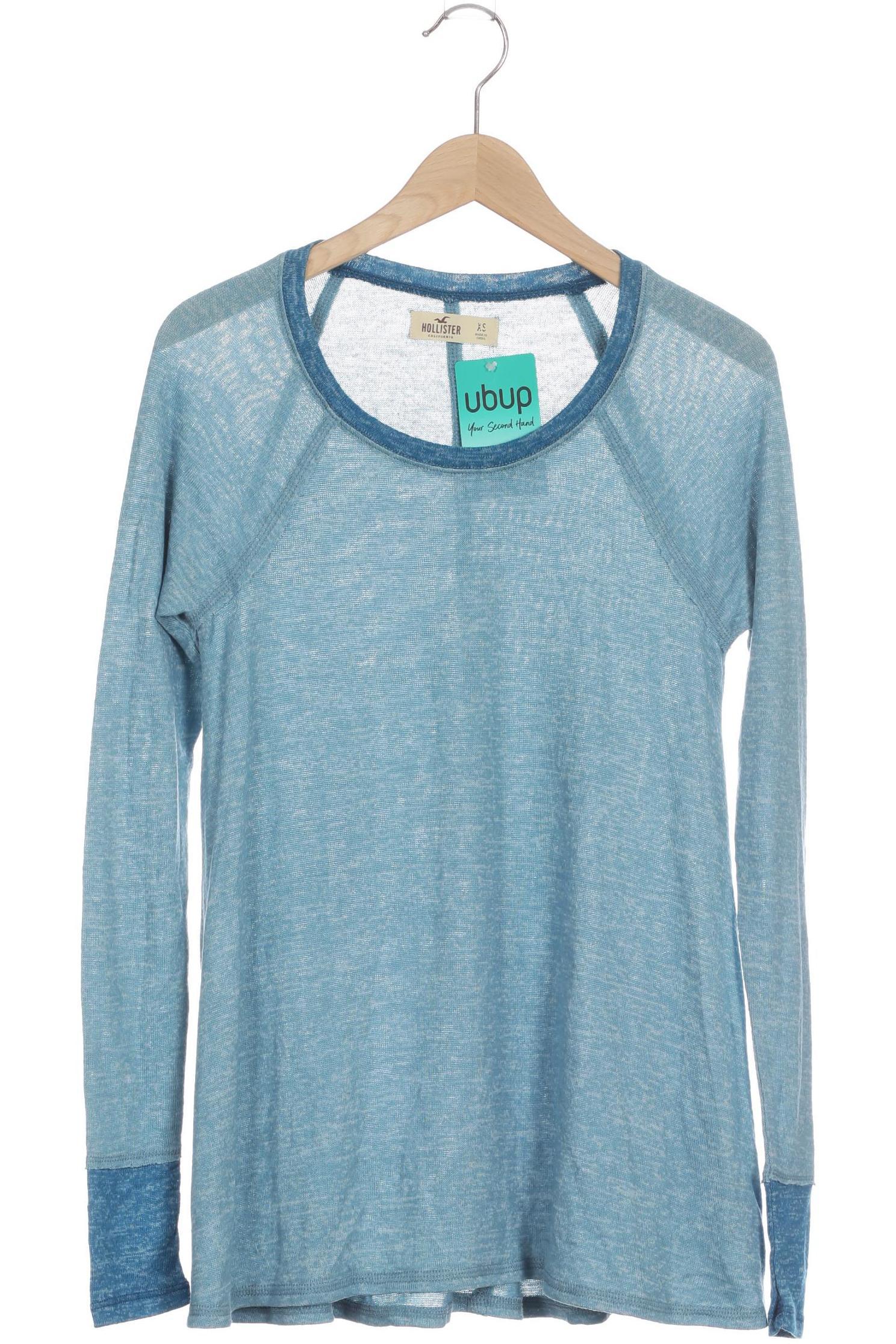 

Hollister Damen Langarmshirt, türkis, Gr.