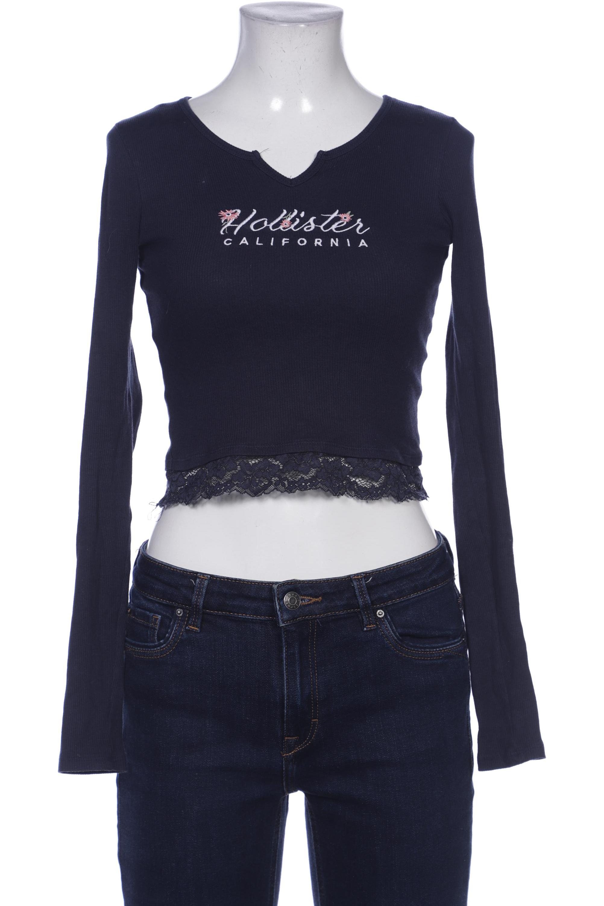 

Hollister Damen Langarmshirt, marineblau, Gr. 34