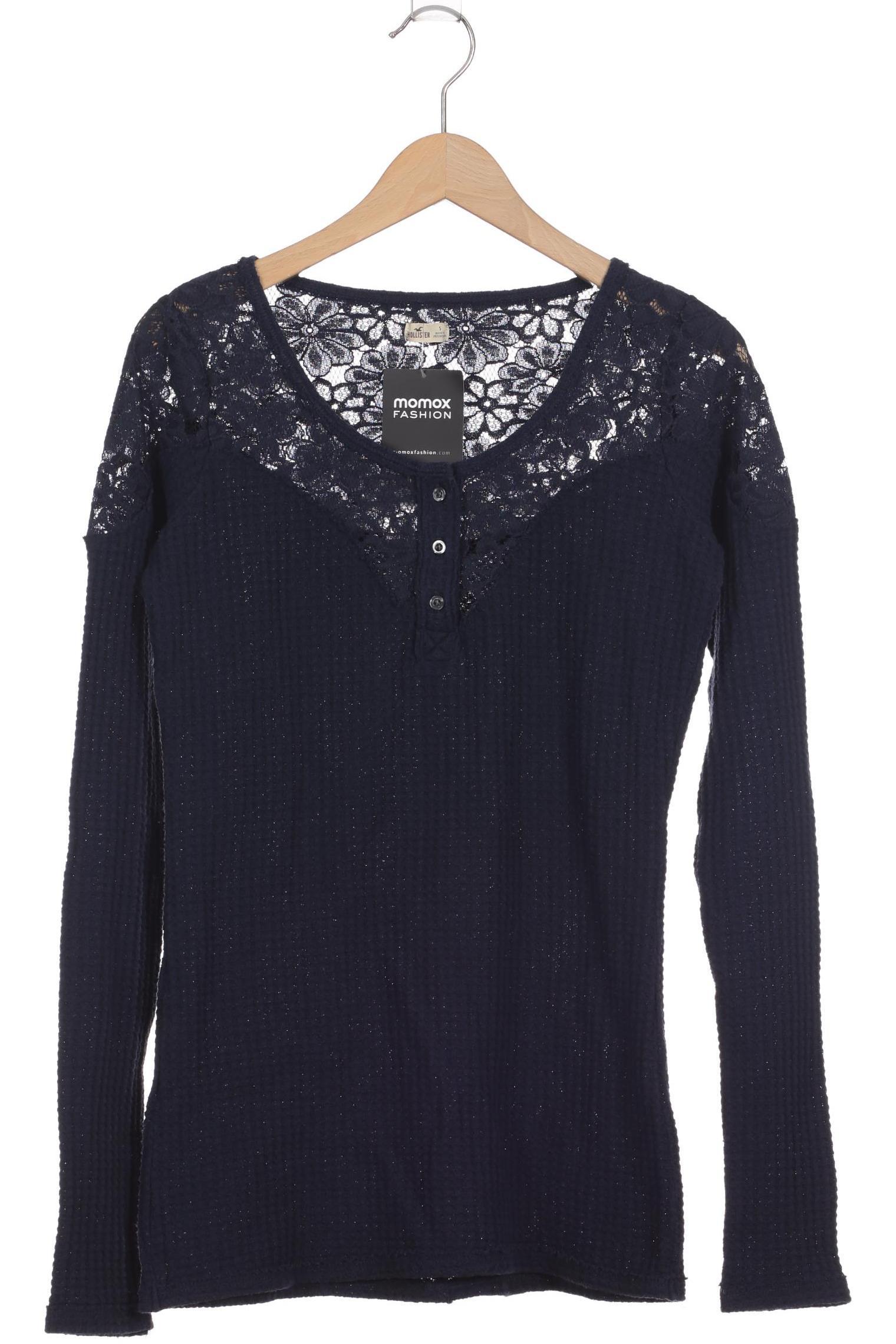 

Hollister Damen Langarmshirt, blau, Gr.