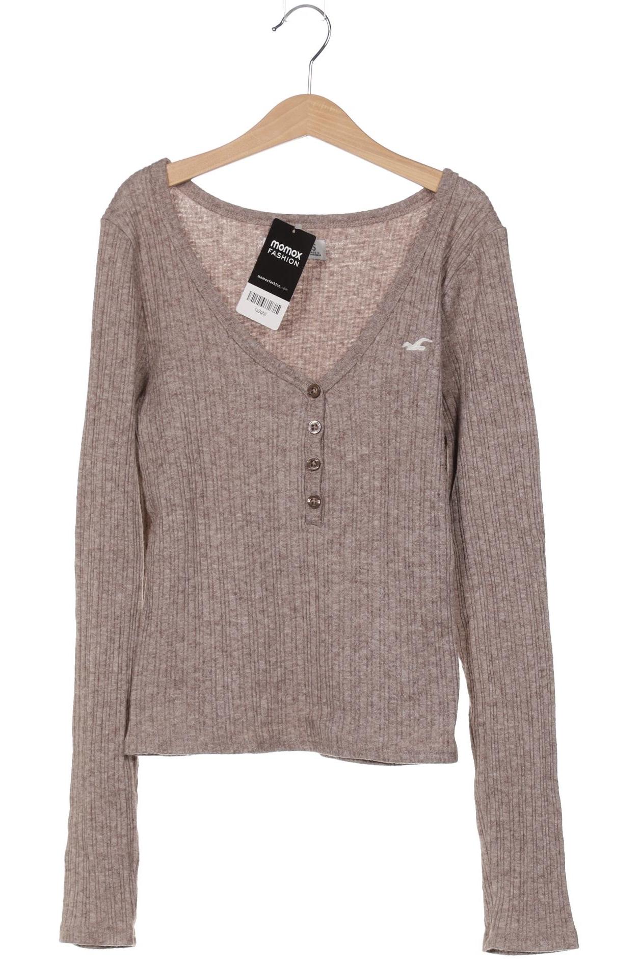 

Hollister Damen Langarmshirt, braun, Gr. 36