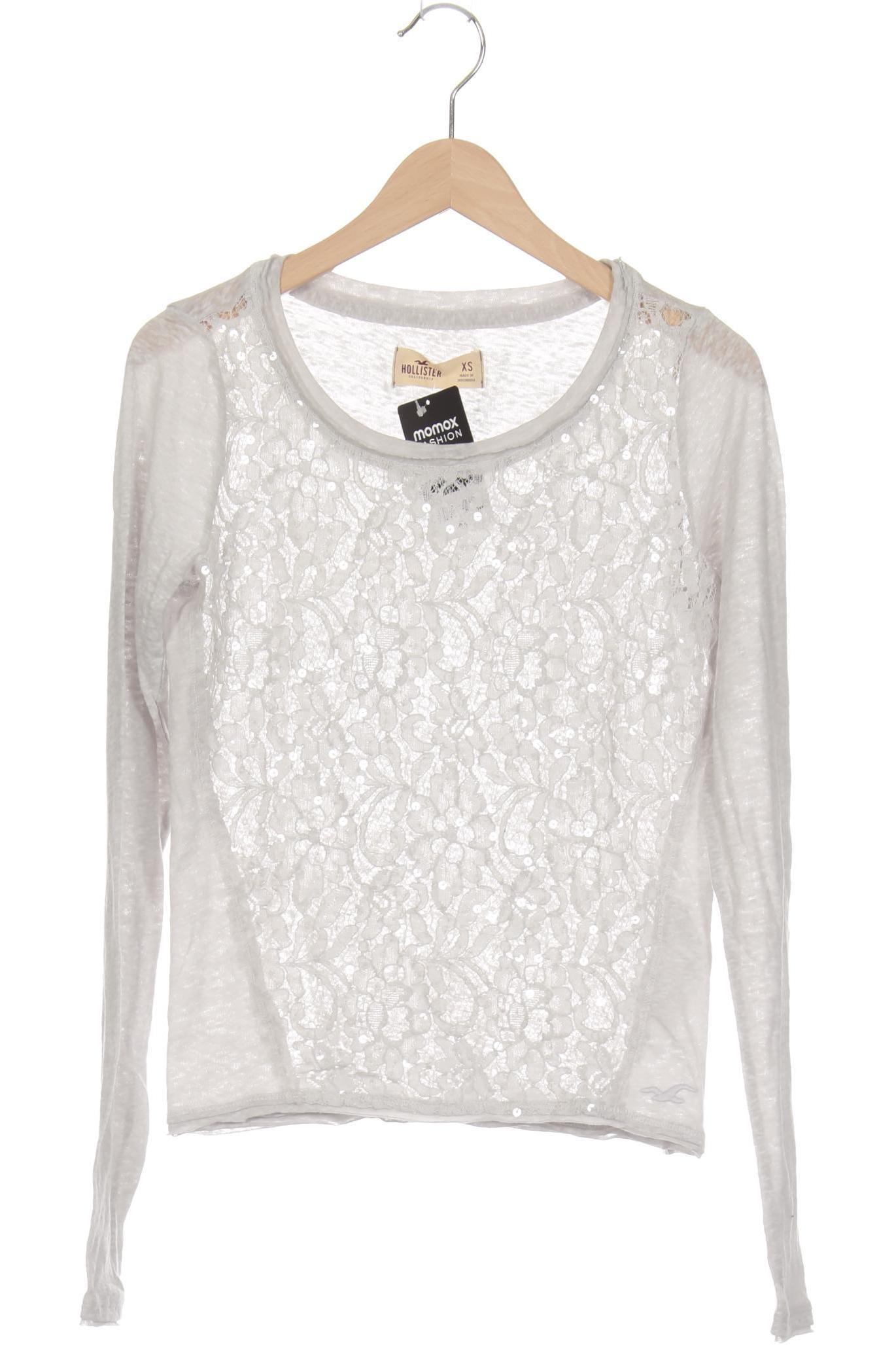 

Hollister Damen Langarmshirt, grau, Gr.