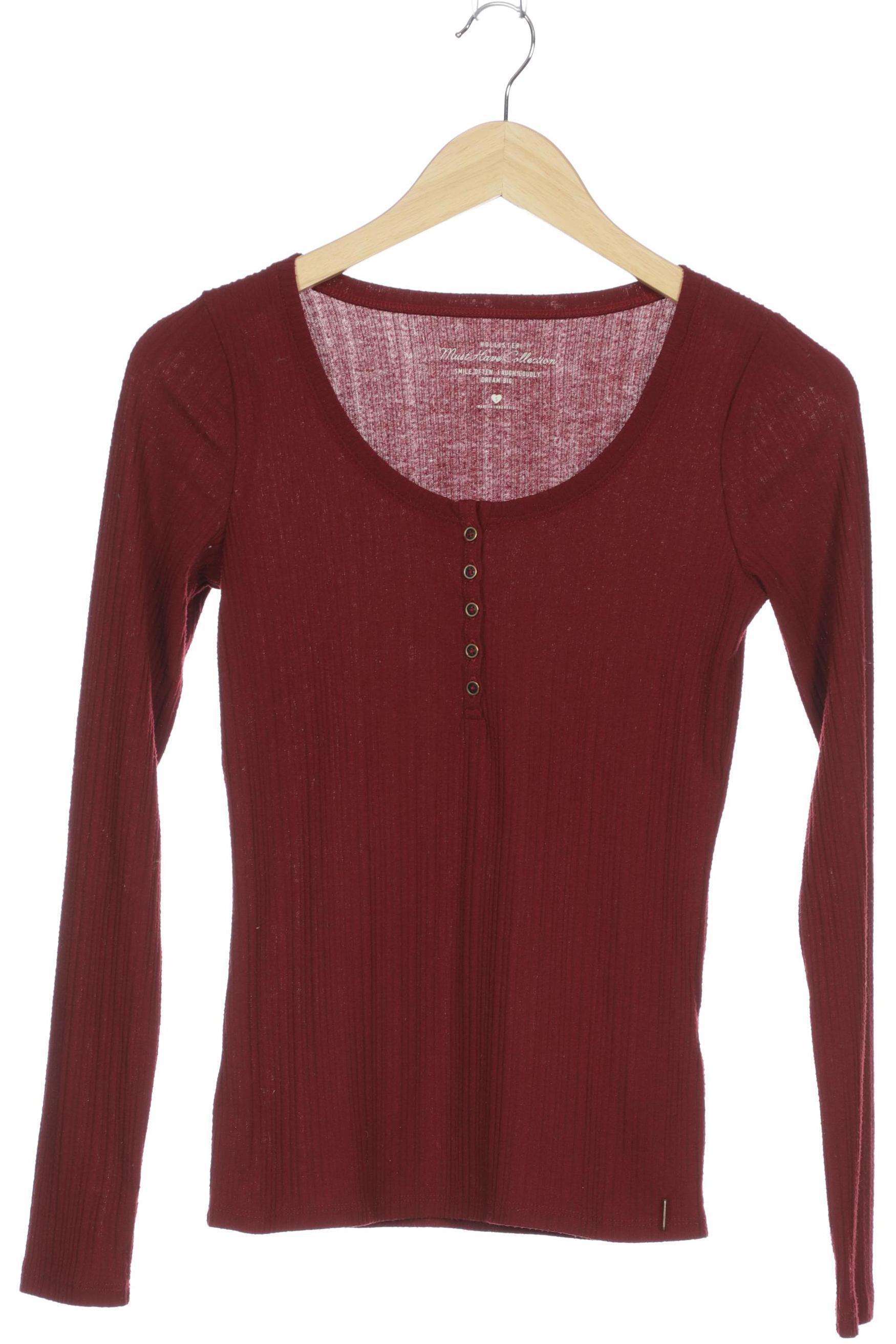 

Hollister Damen Langarmshirt, rot, Gr.