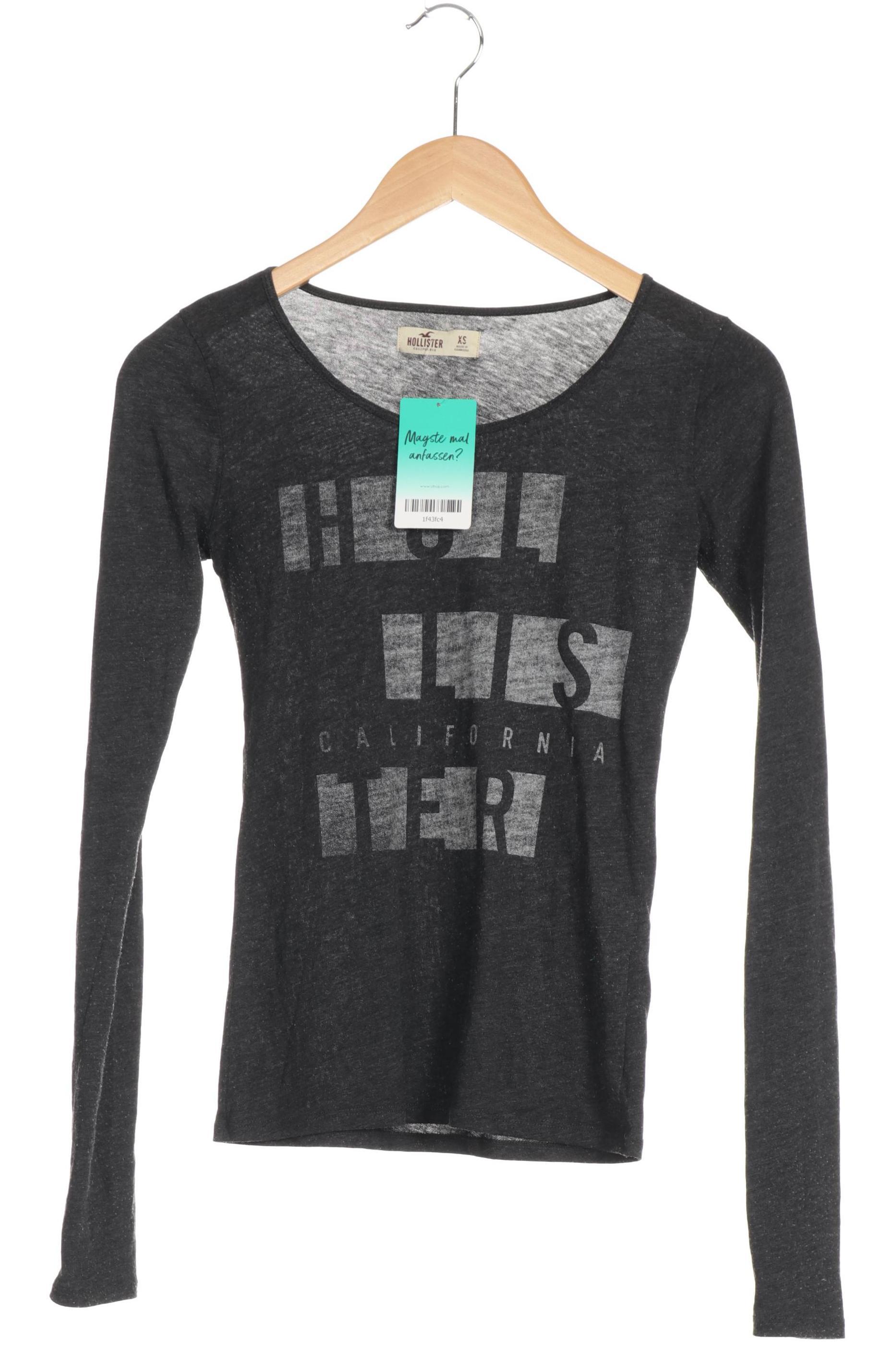 

Hollister Damen Langarmshirt, grau, Gr.