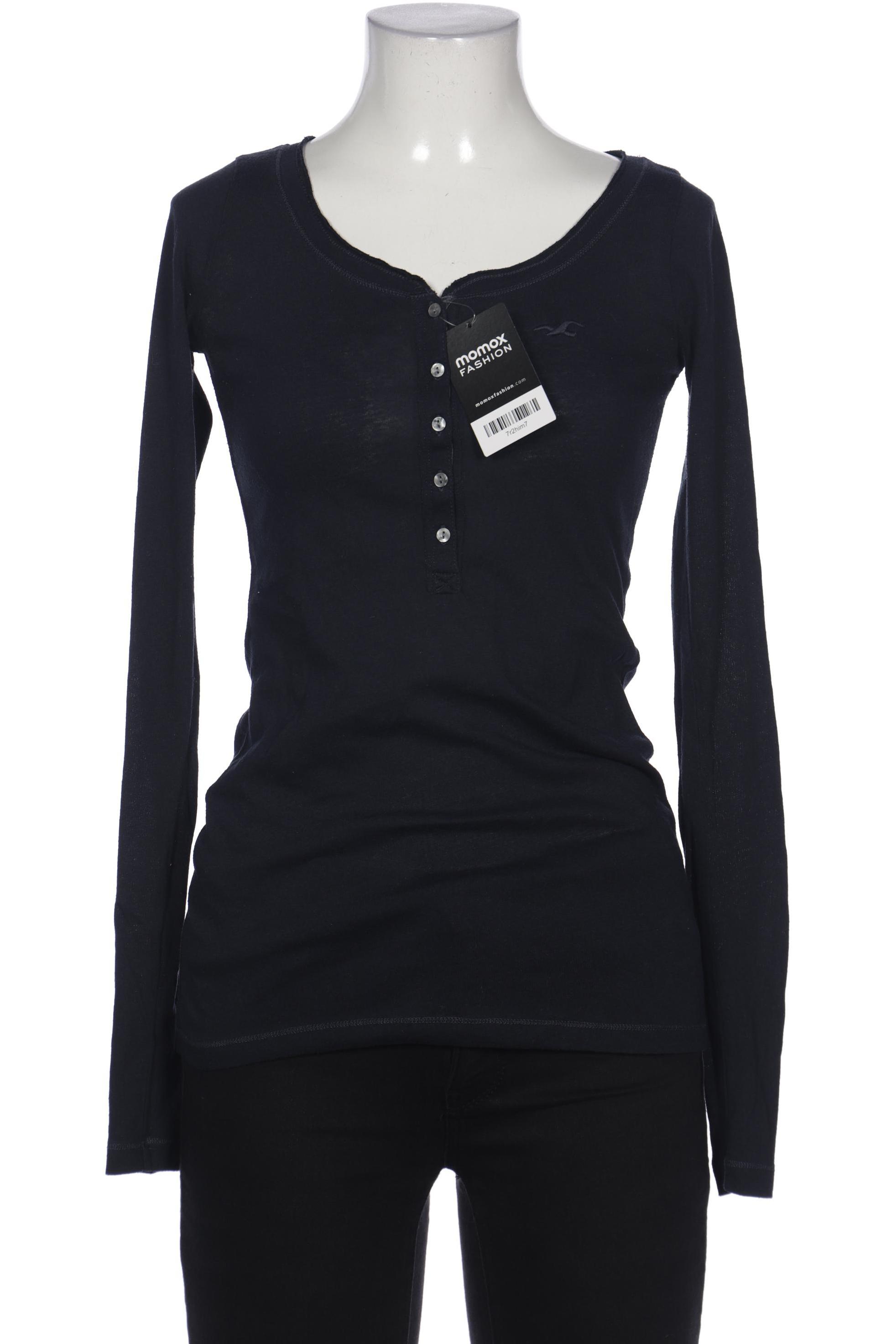 

Hollister Damen Langarmshirt, schwarz, Gr. 34