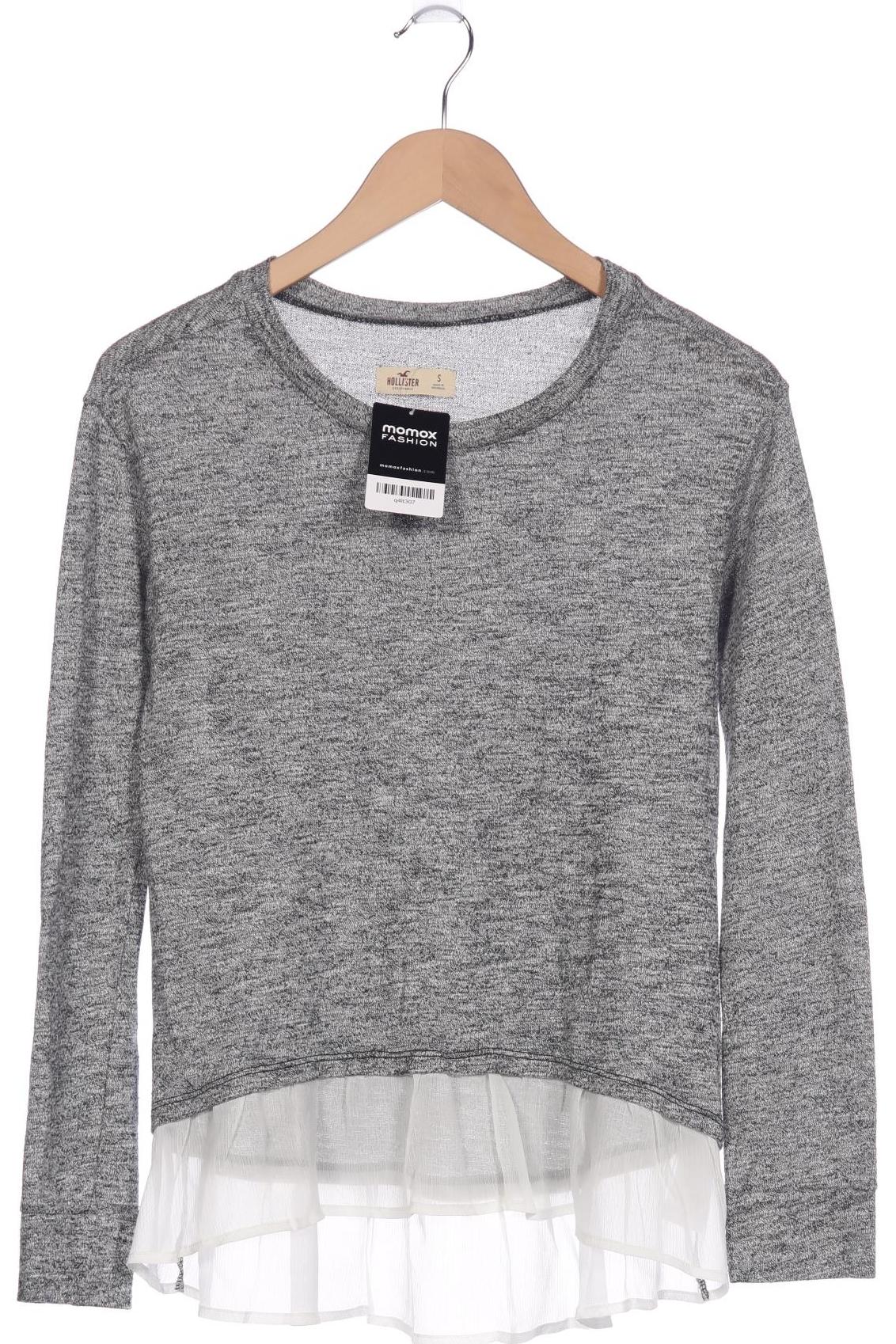 

Hollister Damen Langarmshirt, schwarz, Gr. 36