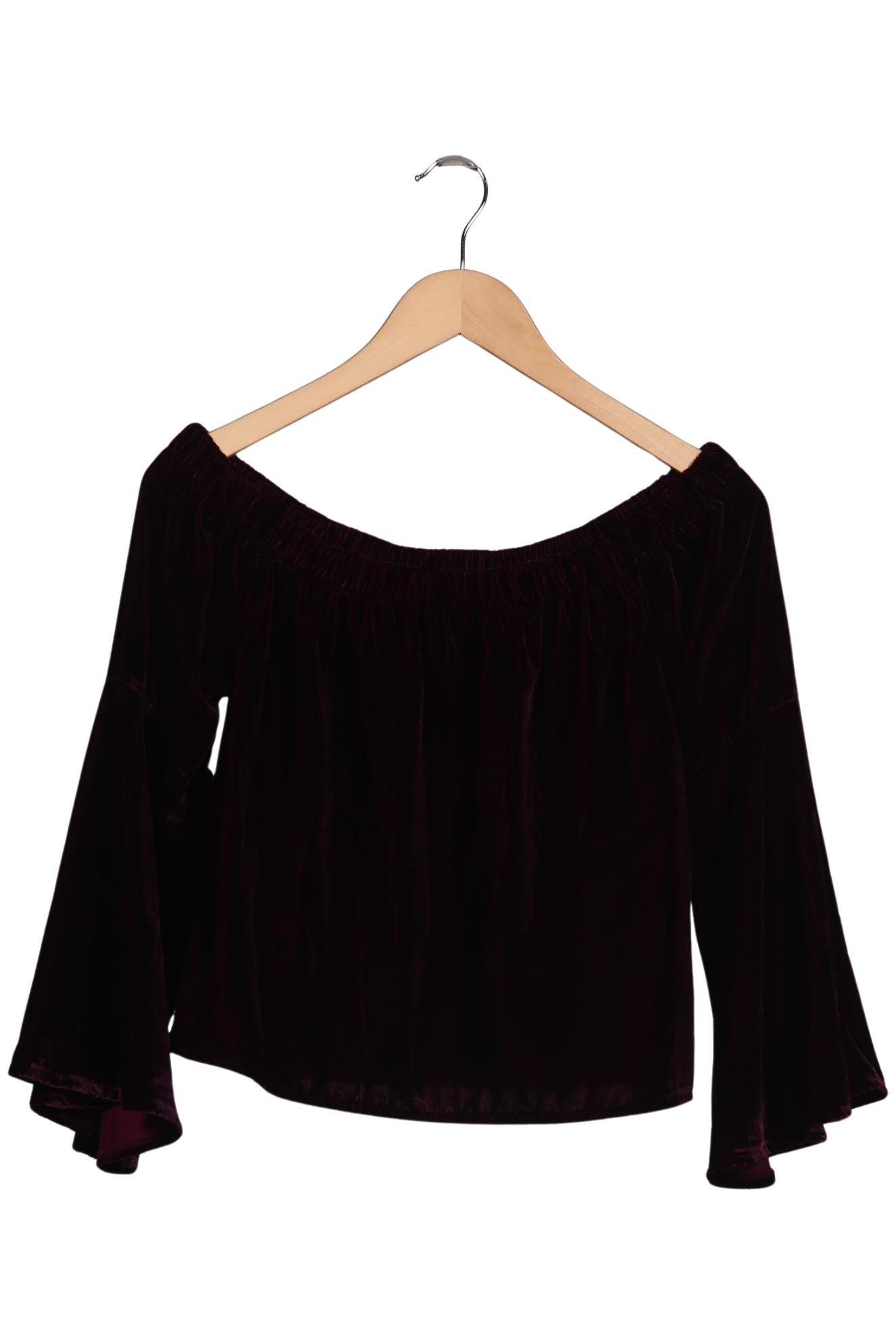 

Hollister Damen Langarmshirt, bordeaux, Gr. 36