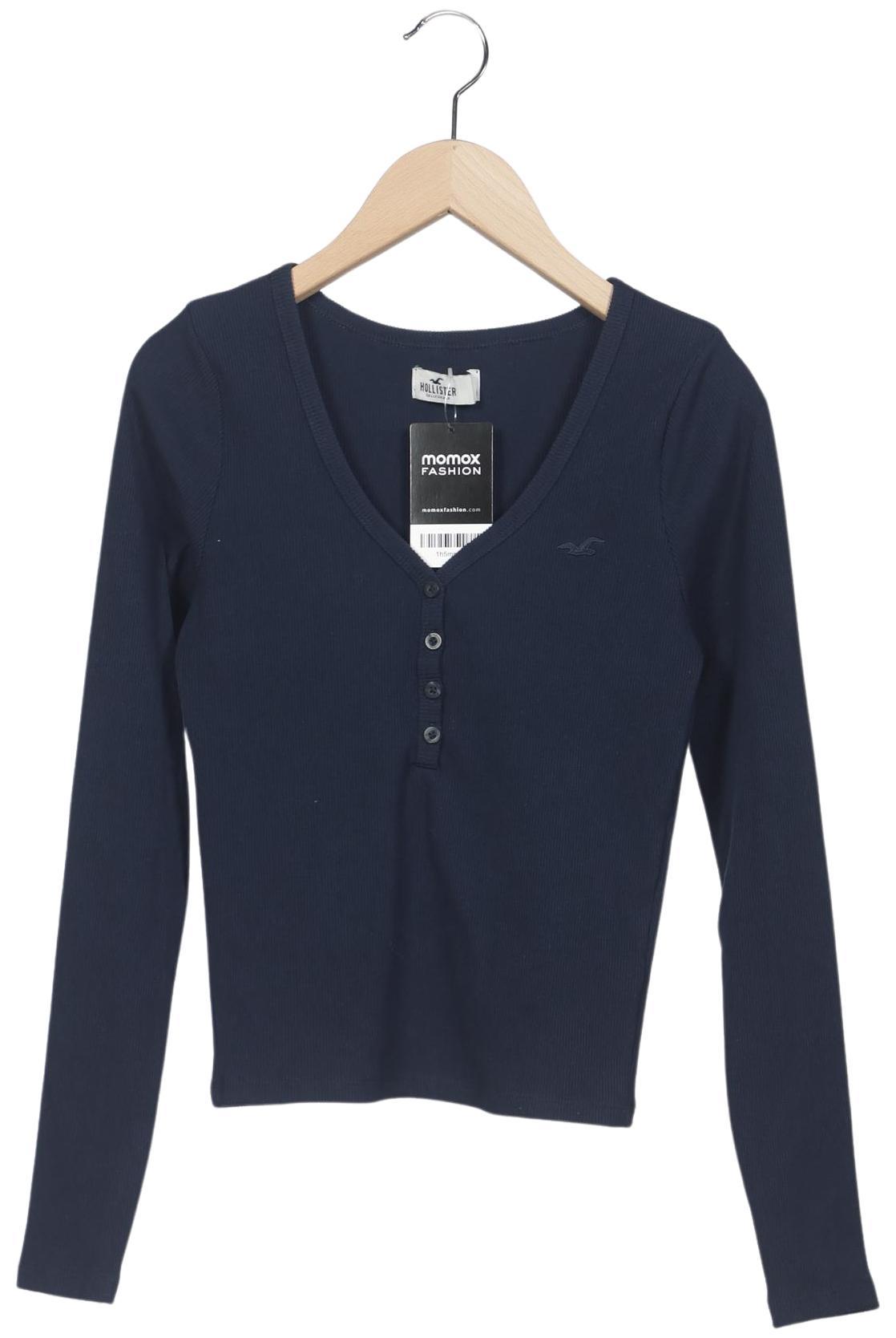 

Hollister Damen Langarmshirt, marineblau, Gr. 36