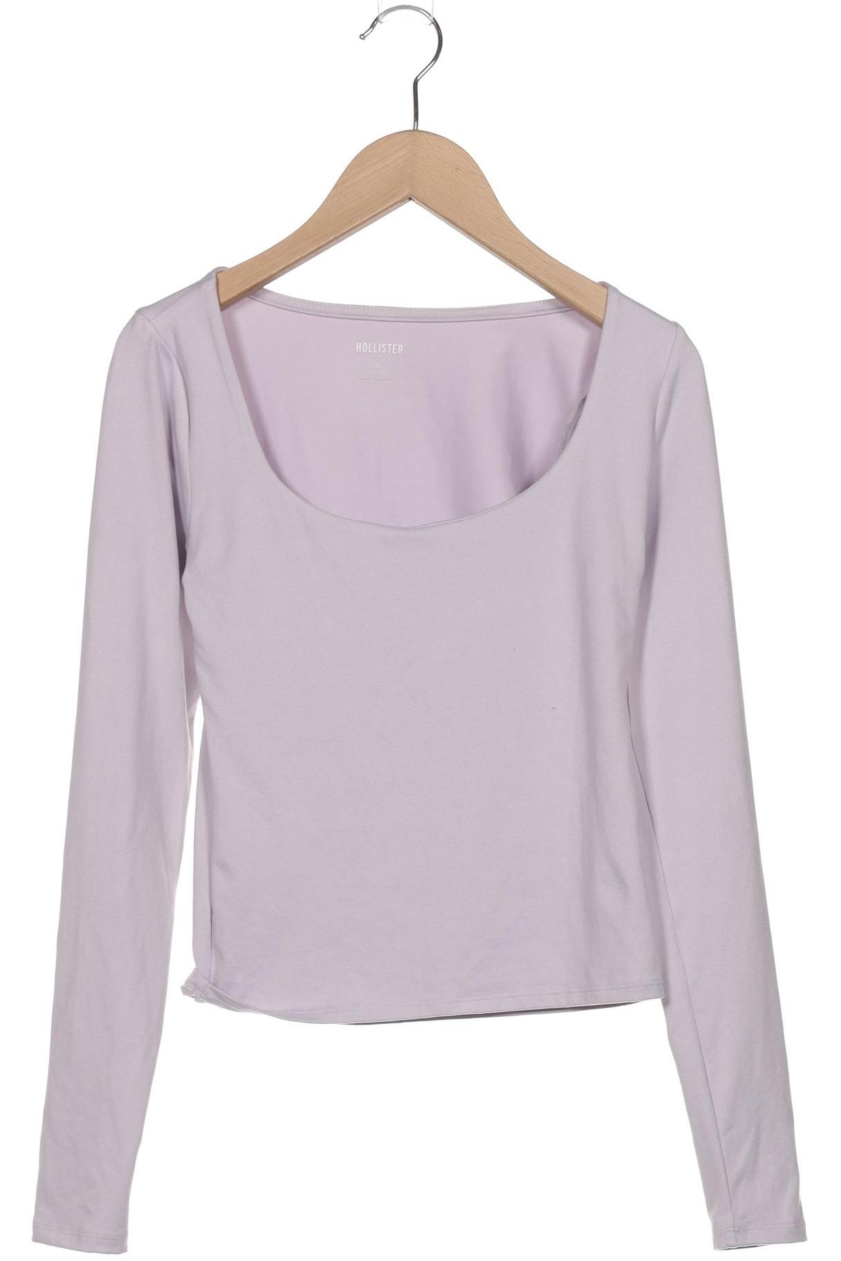 

Hollister Damen Langarmshirt, flieder, Gr. 36