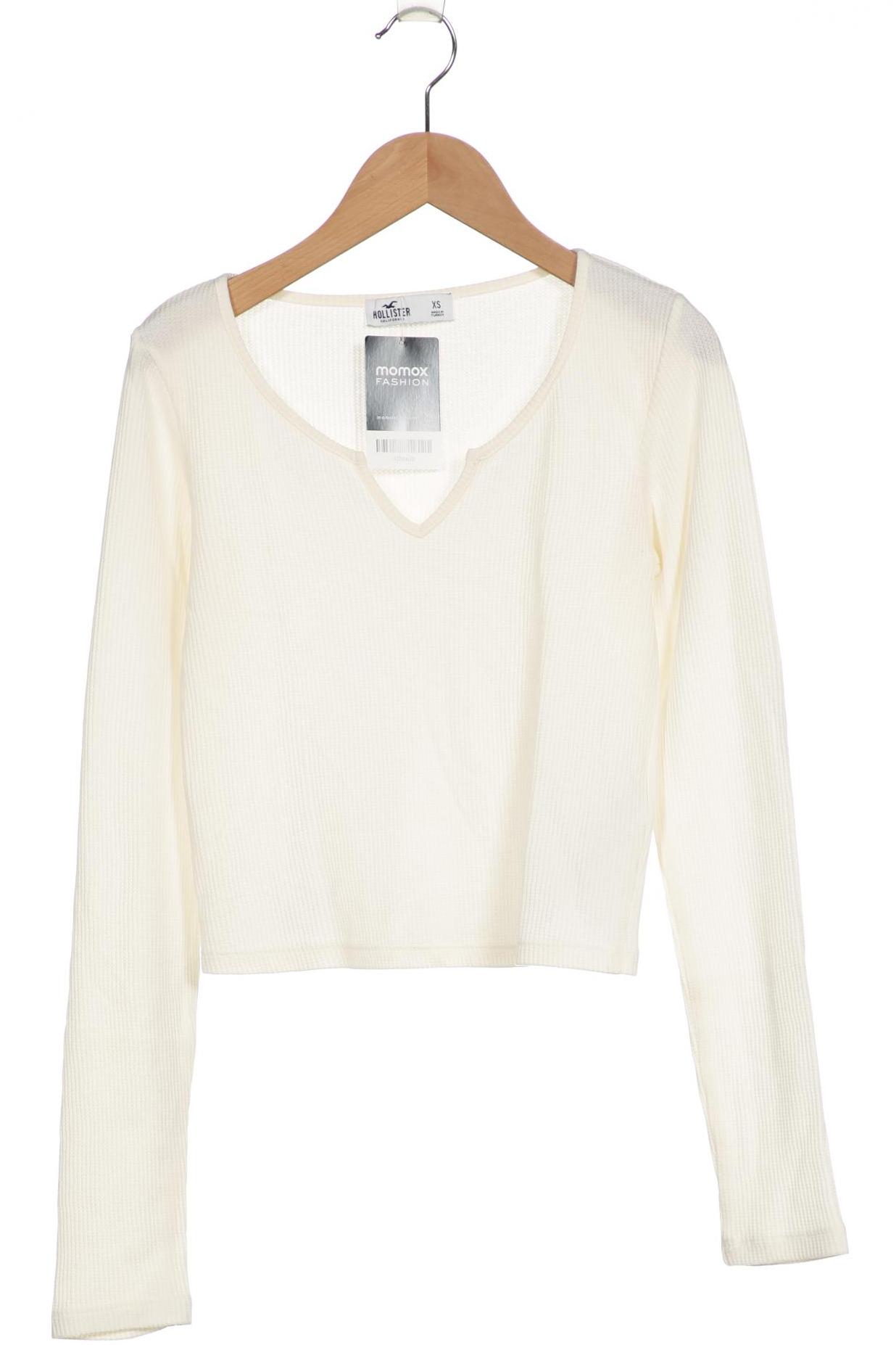 

Hollister Damen Langarmshirt, cremeweiß