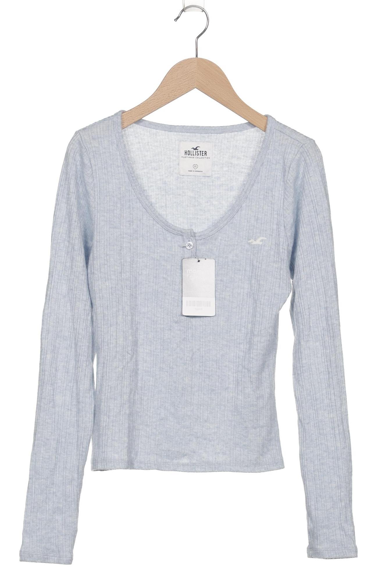 

Hollister Damen Langarmshirt, blau, Gr. 38