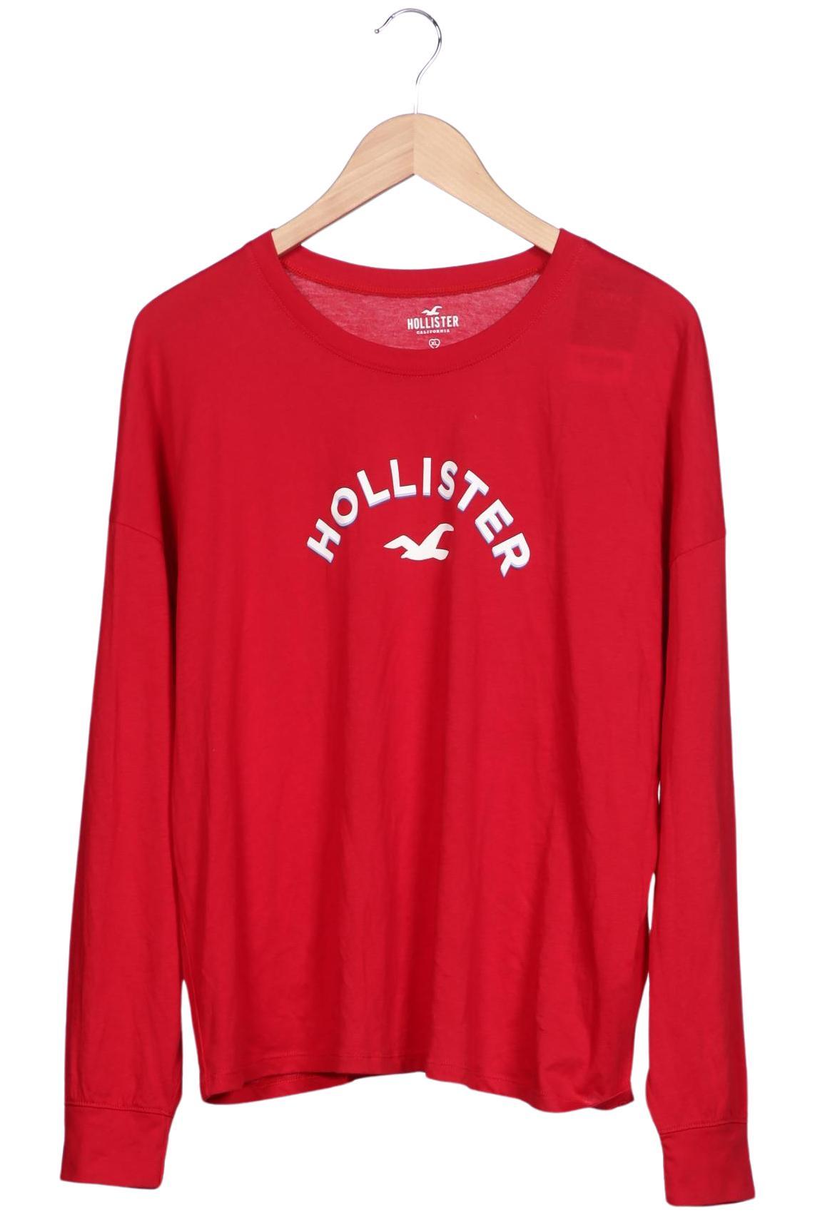 

Hollister Damen Langarmshirt, rot, Gr. 44