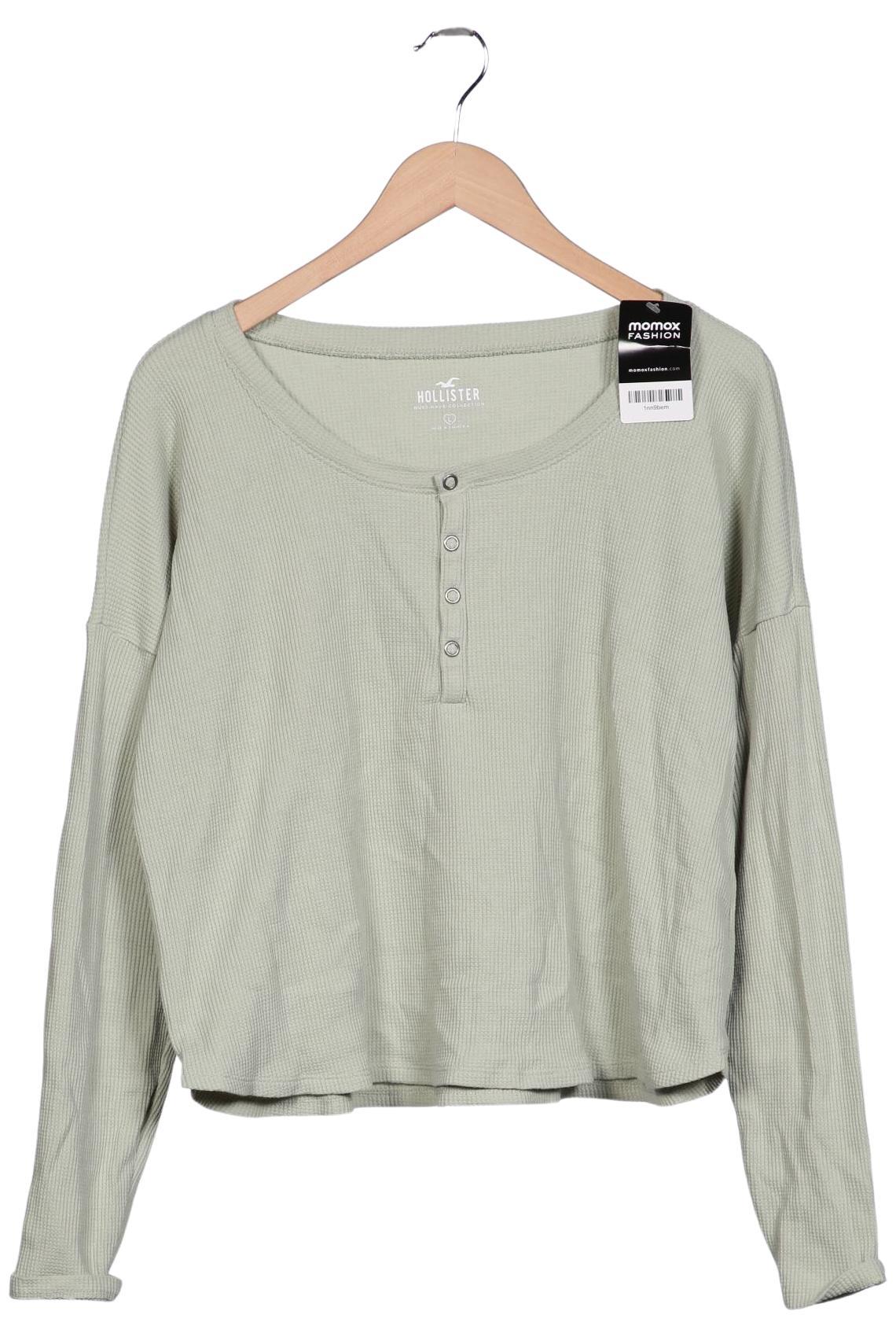 

Hollister Damen Langarmshirt, hellgrün, Gr. 42