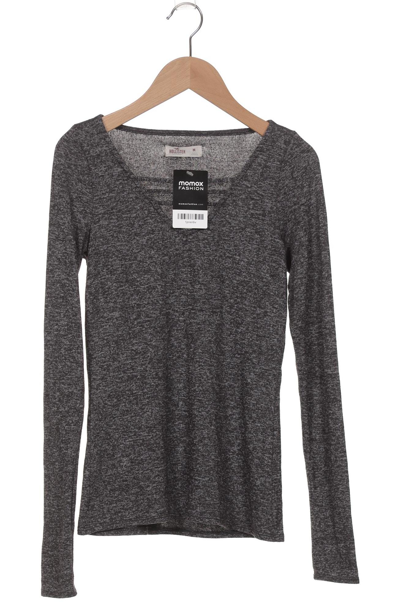 

Hollister Damen Langarmshirt, grau, Gr. 38