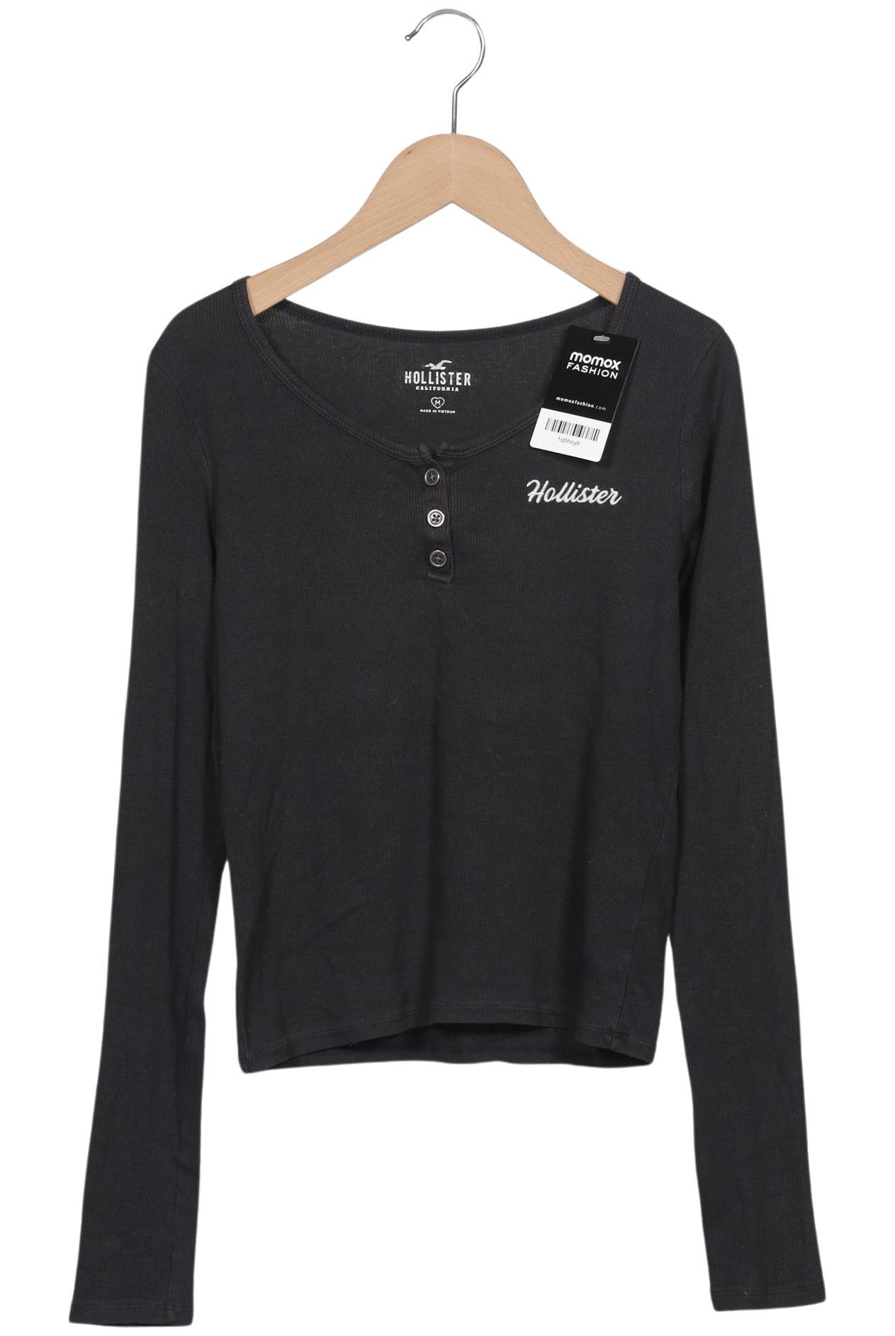 

Hollister Damen Langarmshirt, grau, Gr. 38