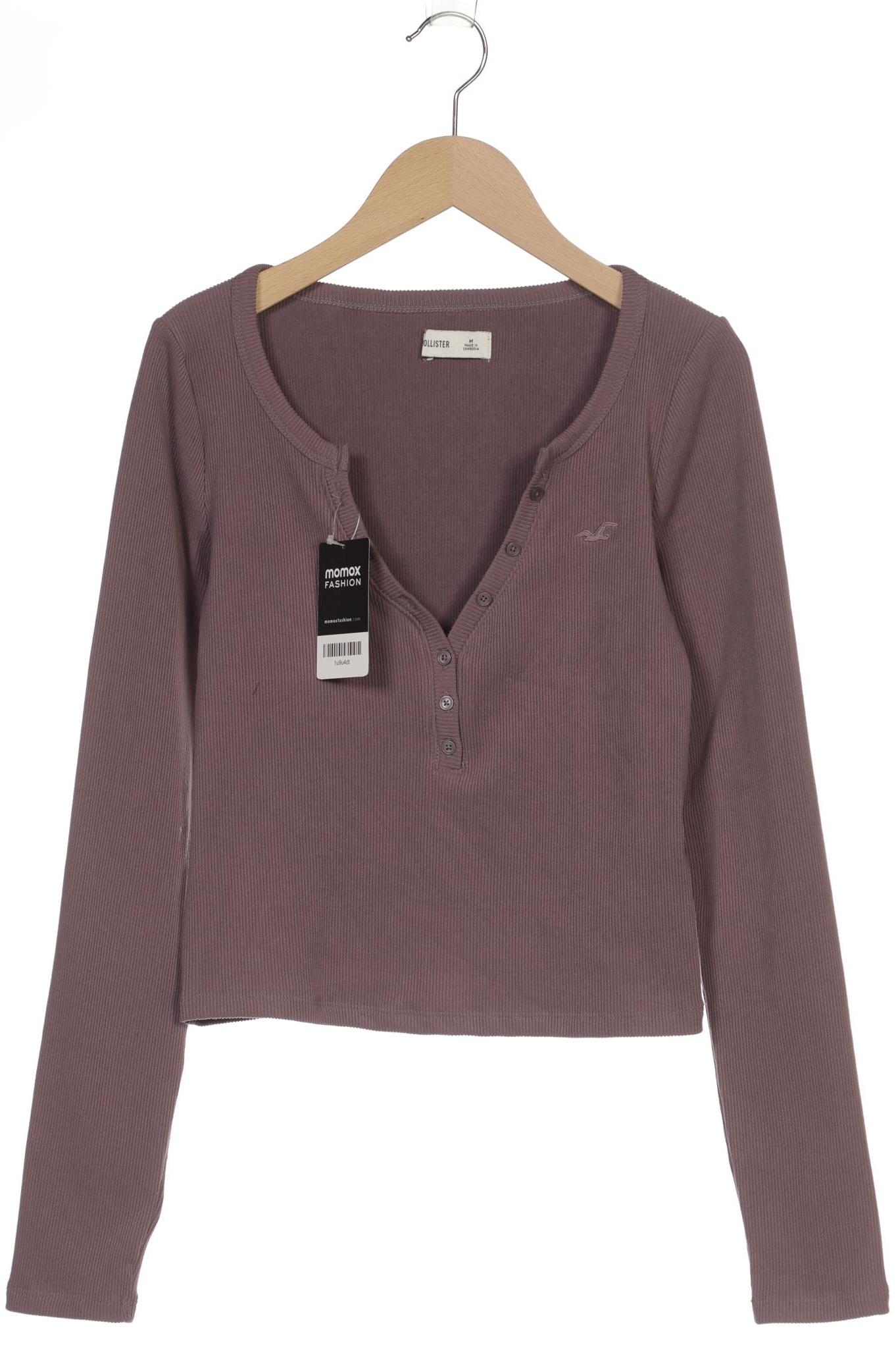 

Hollister Damen Langarmshirt, flieder, Gr. 38