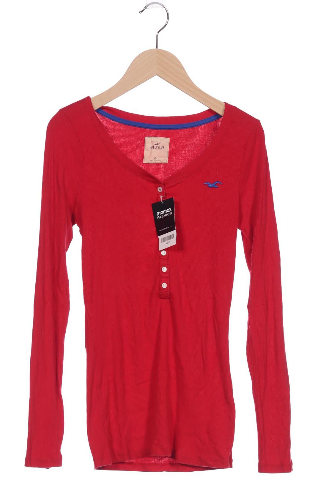 

Hollister Damen Langarmshirt, rot, Gr. 38