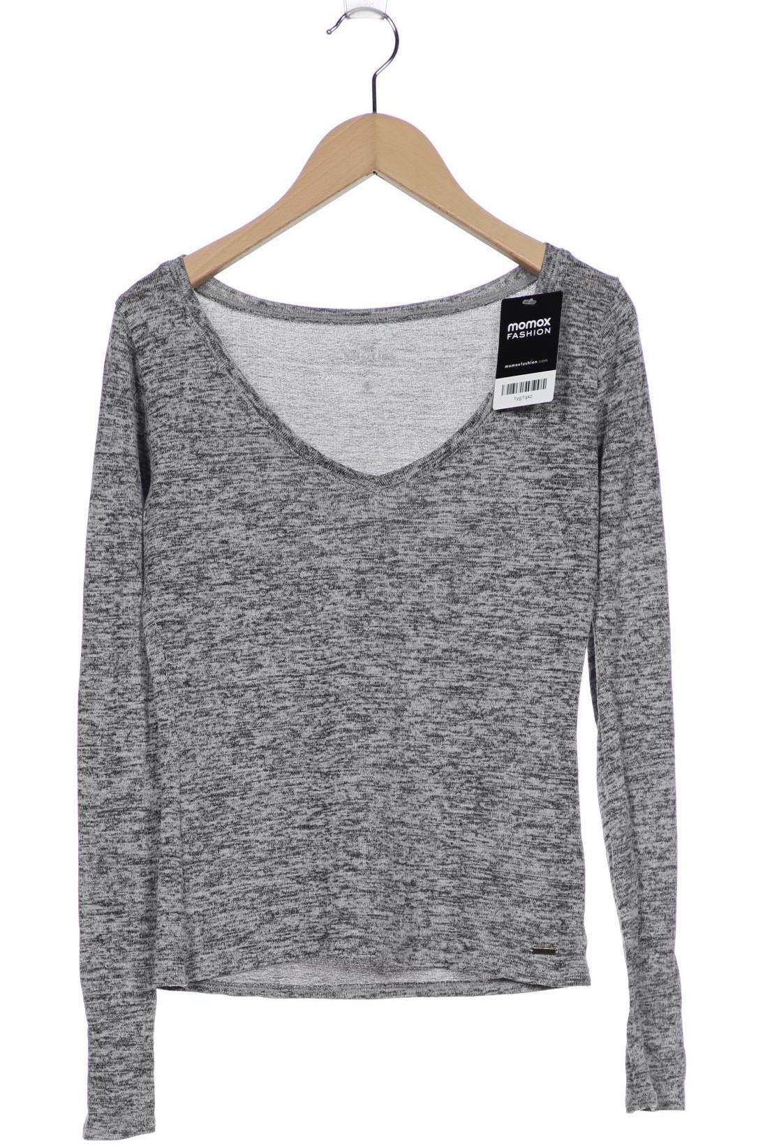 

Hollister Damen Langarmshirt, grau