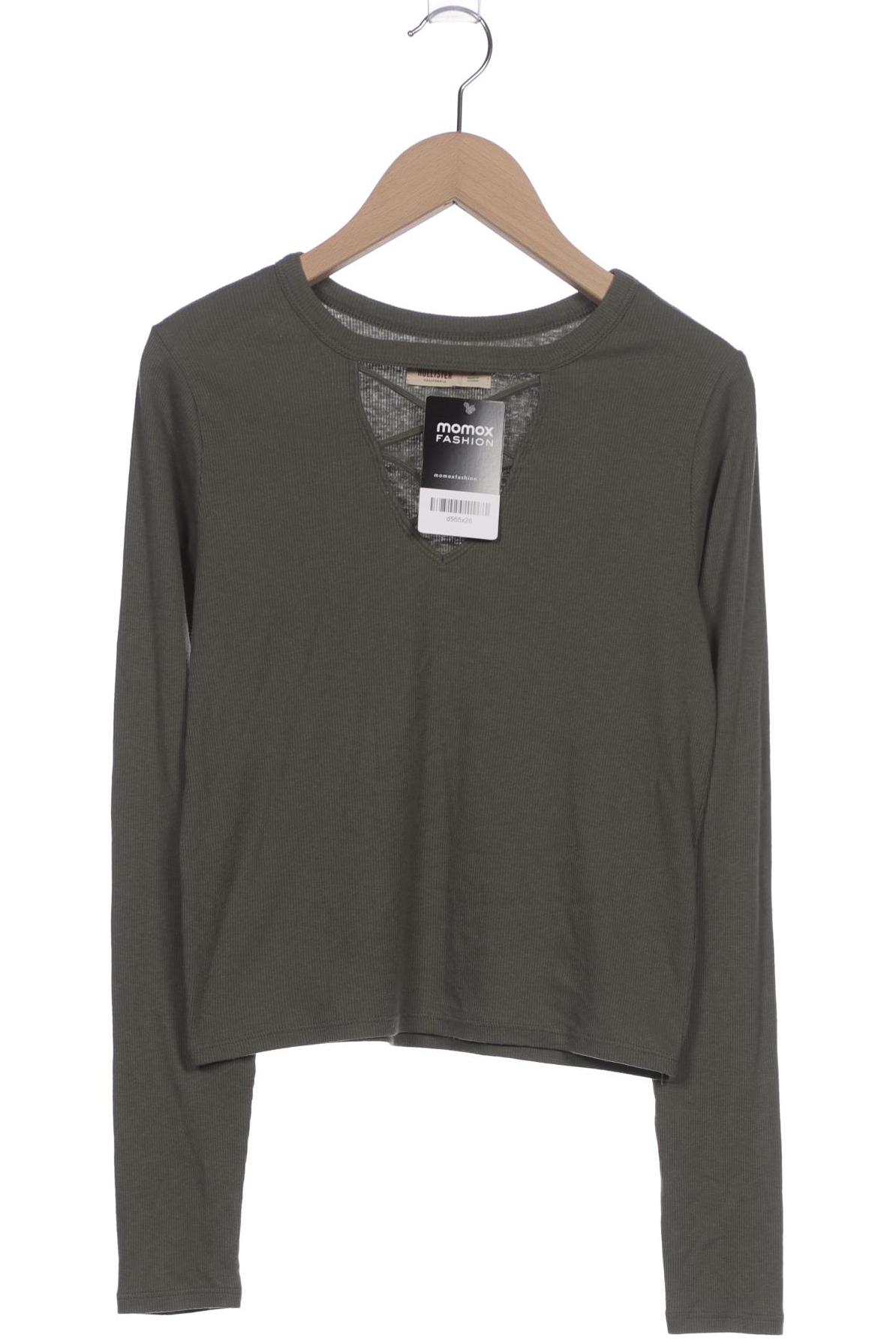 

Hollister Damen Langarmshirt, grün, Gr. 36